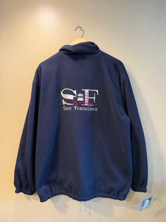 Vintage San Francisco Reversible Fleece Jacket- M