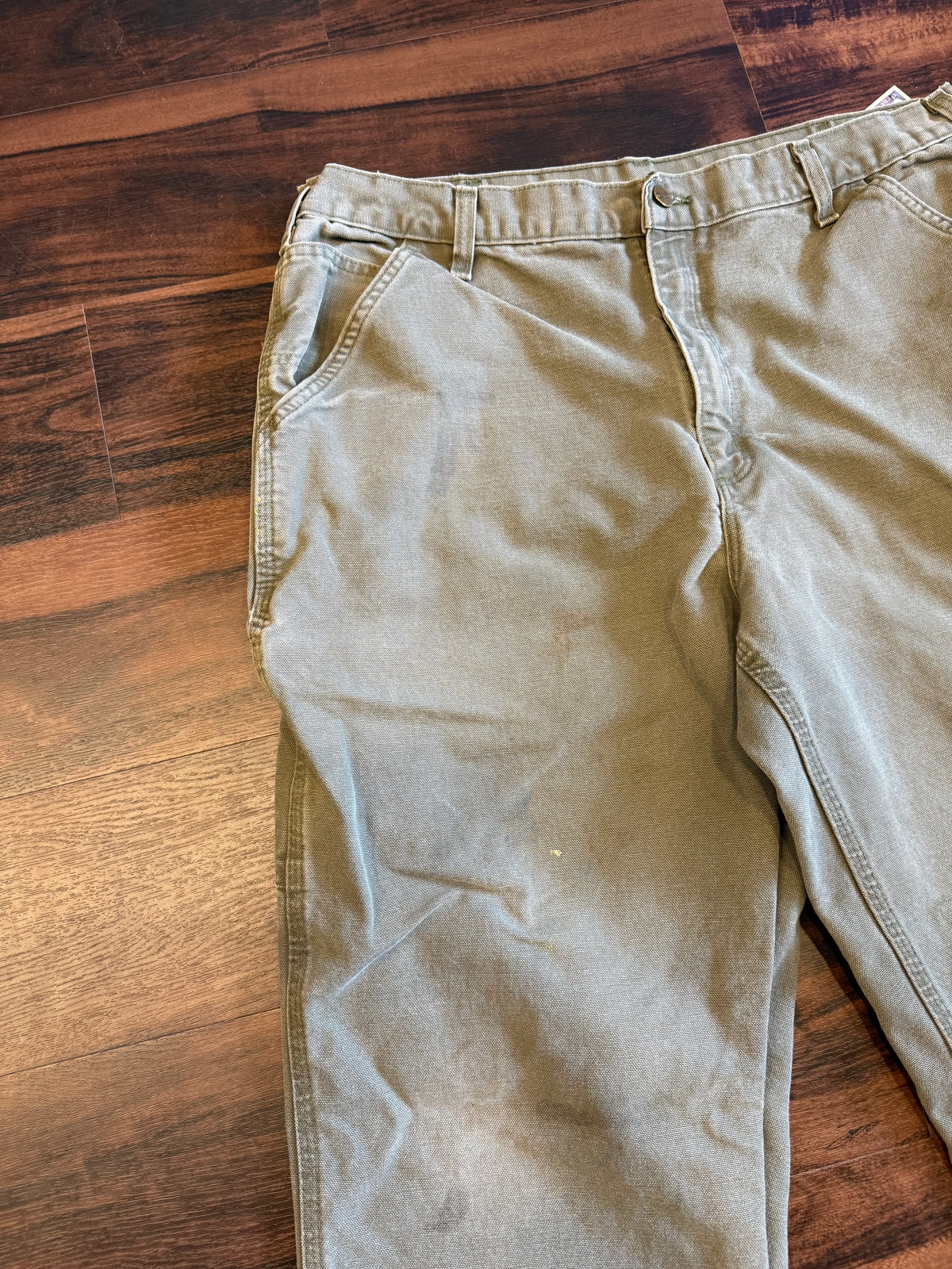 Vintage Carhartt Olive Green Carpenter Pants- 36x31