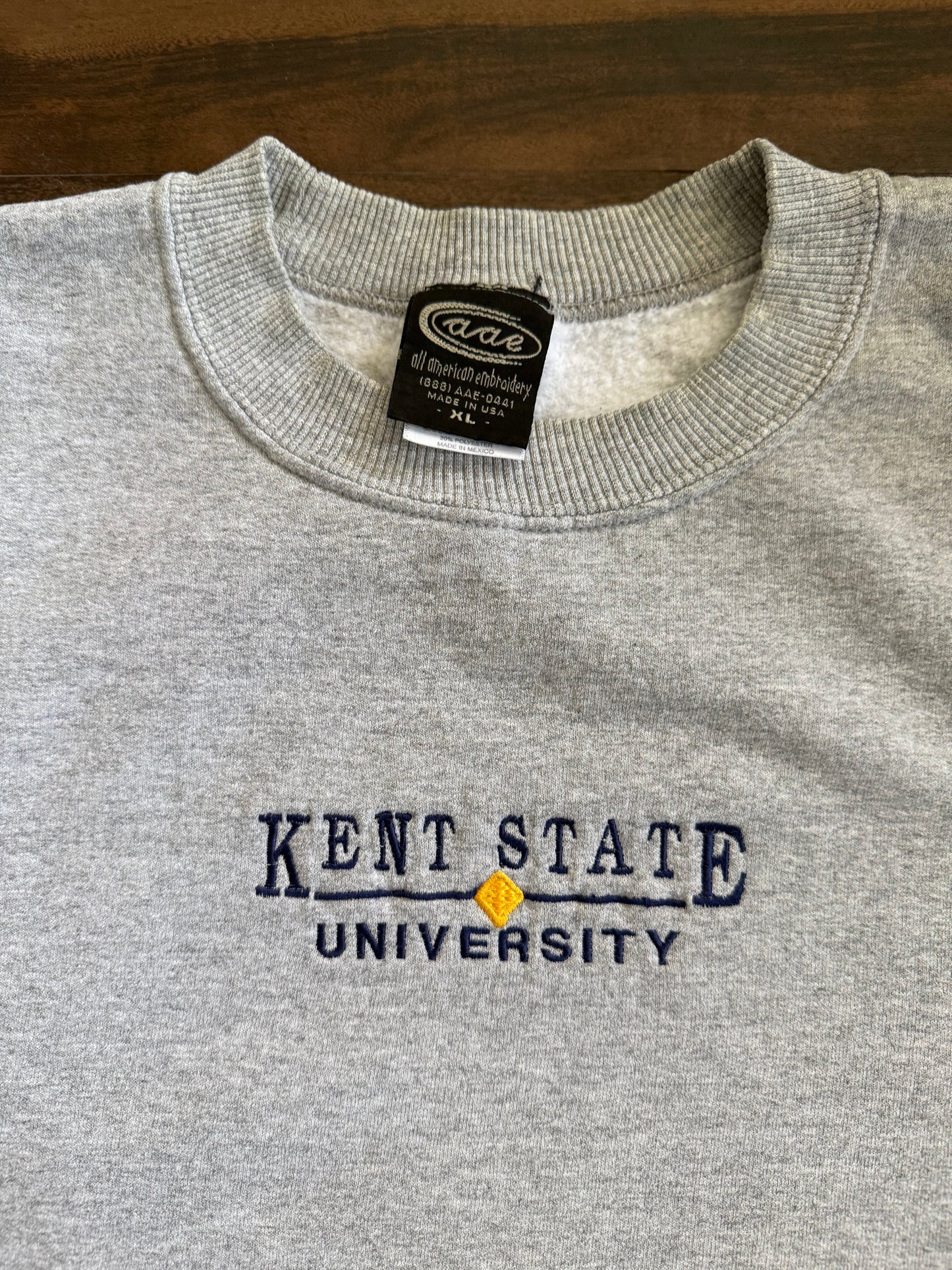 Vintage Kent State University Gray Crewneck Sweatshirt- XL