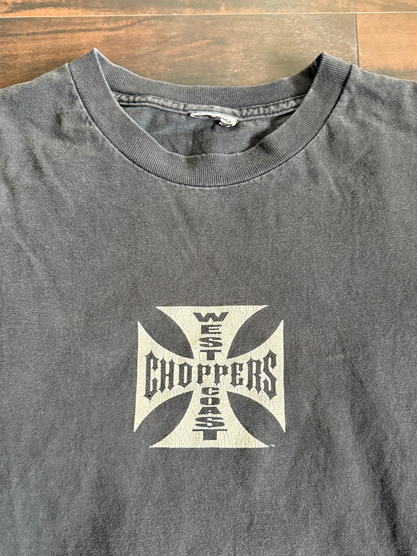 Vintage West Coast Choppers Black Emblem T-Shirt- L
