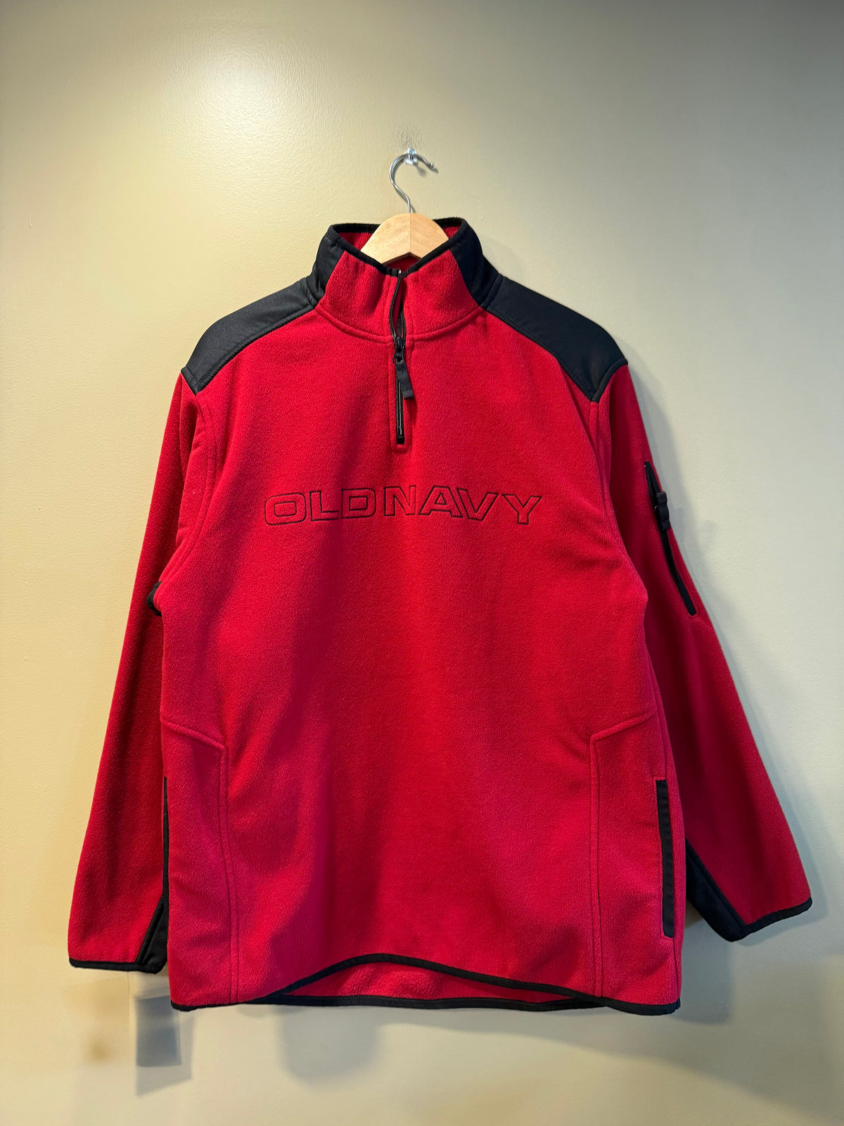 Vintage Old Navy Red Fleece Jacket- M
