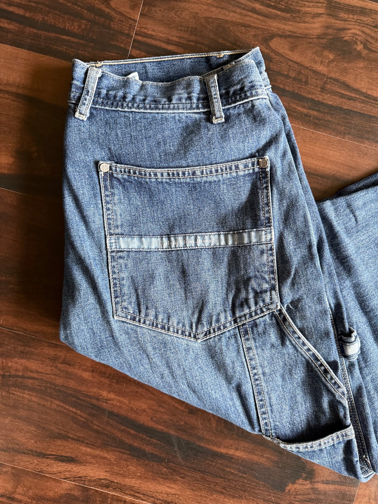 Vintage Calvin Klein Carpenter Streetwear Denim Jeans- 34x33