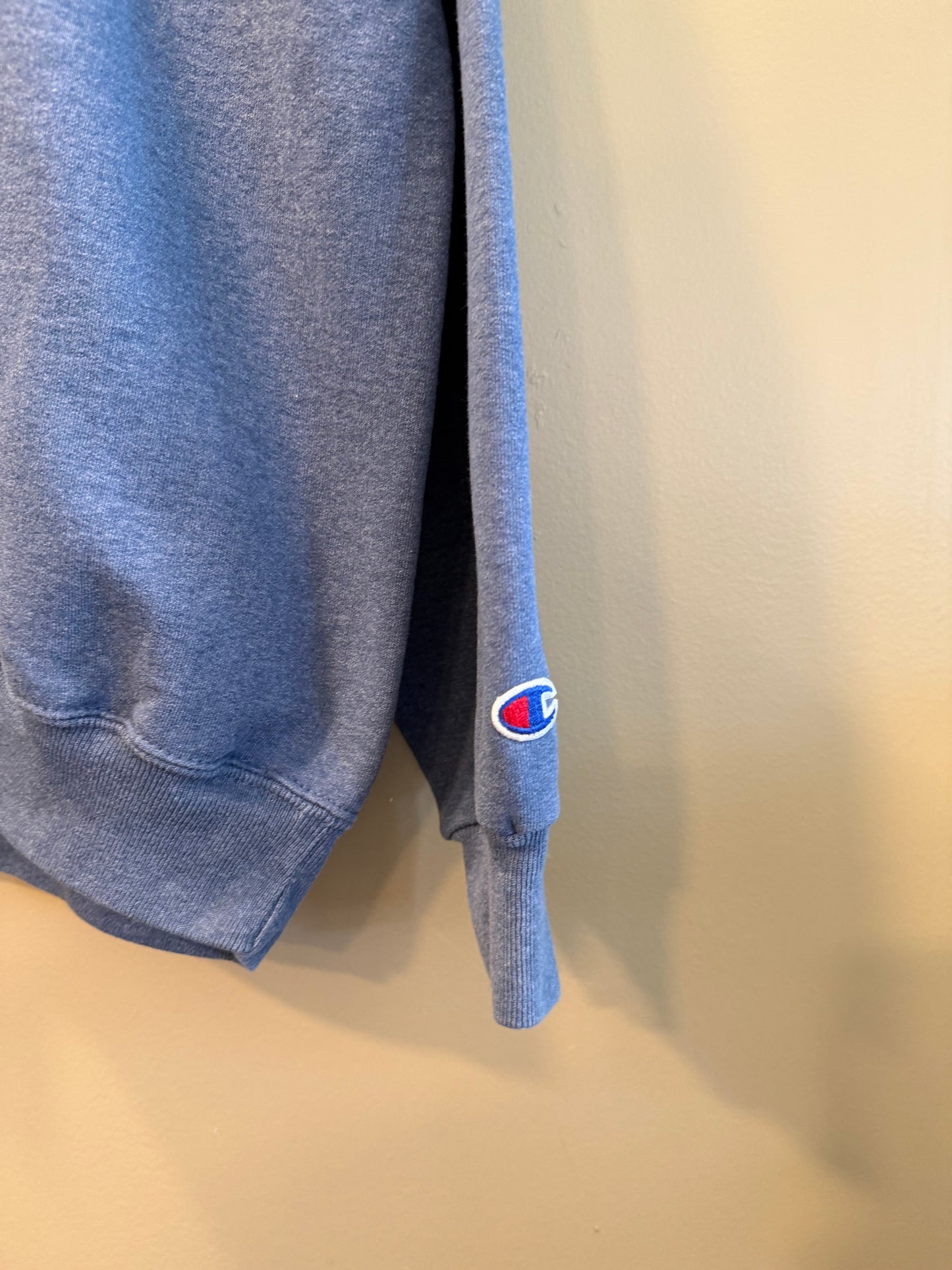 Vintage Champion Miami University Blue Spell Out Sweatshirt- XXL
