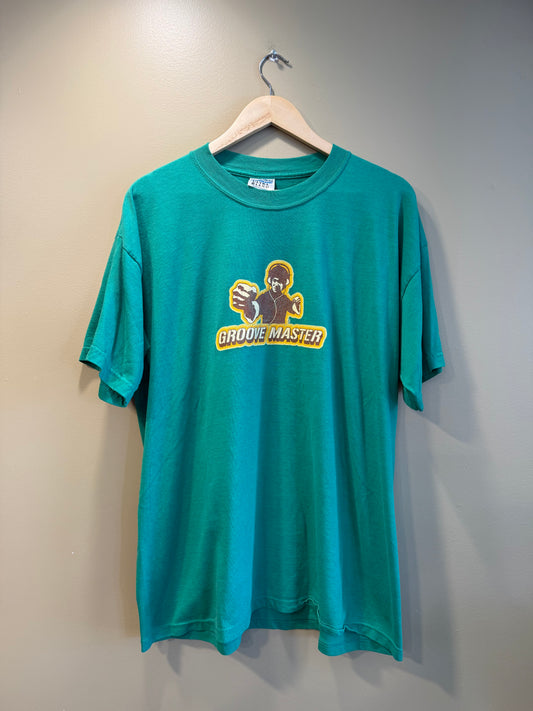 Vintage Y2K Bruce Lee Groove Master Green T-Shirt- XL
