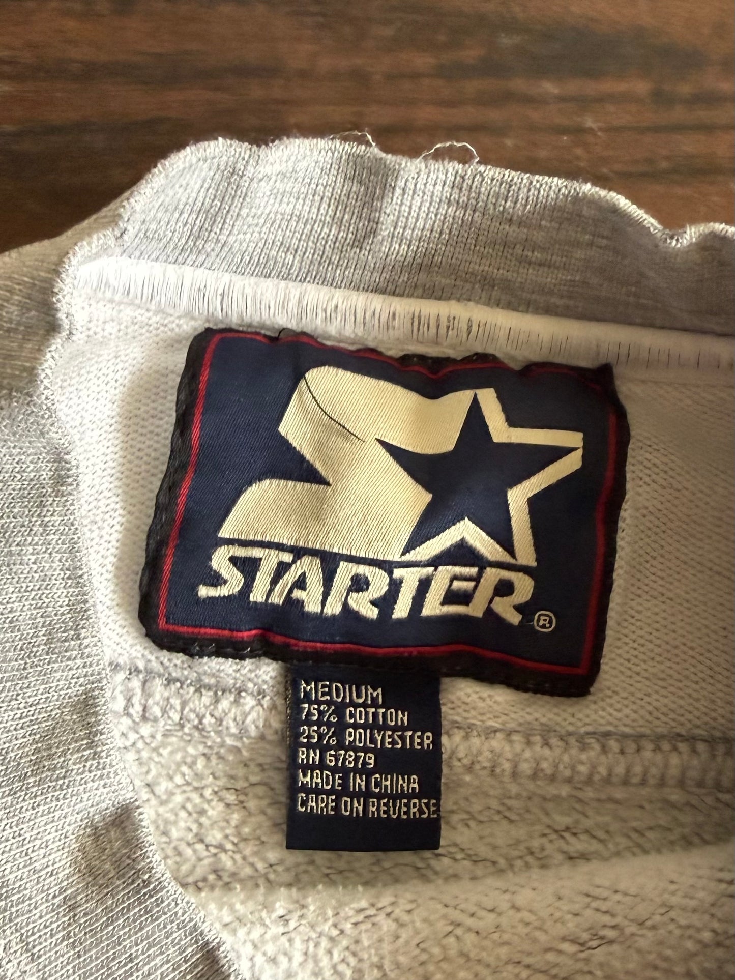 Vintage Cleveland Indians Gray Spellout Crewneck Sweatshirt- M