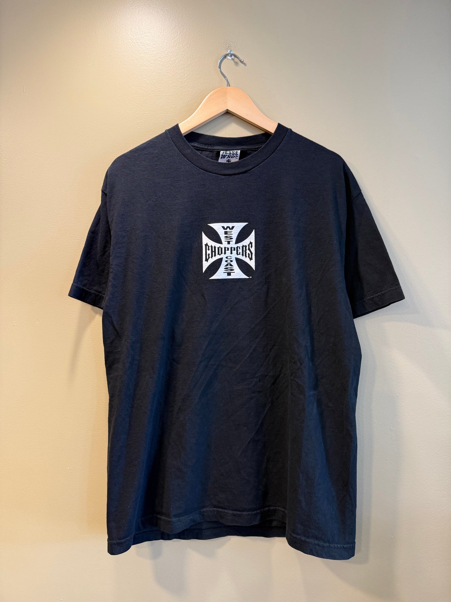 Vintage West Coast Choppers Black Emblem T-Shirt- L