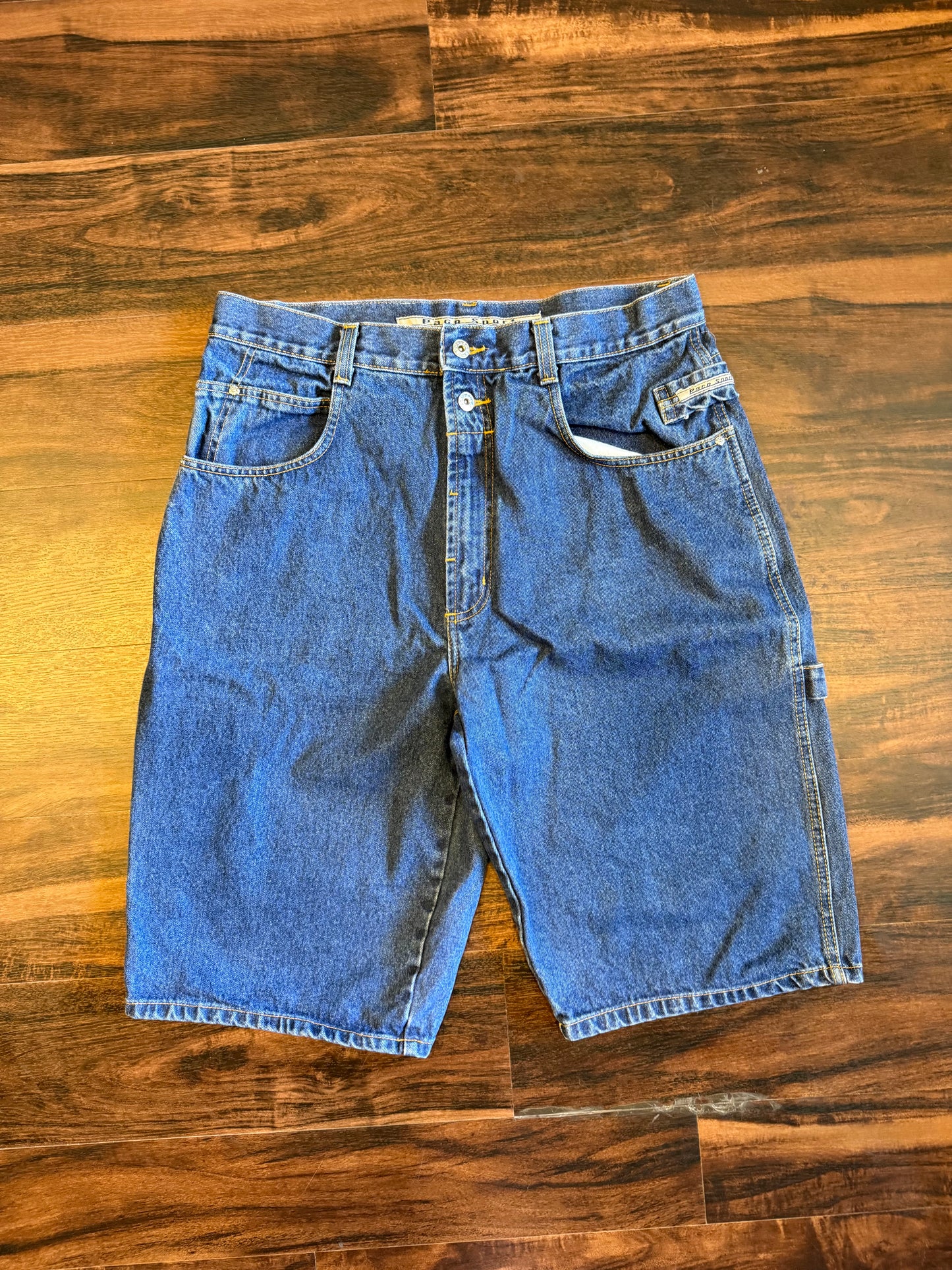 Vintage Paco Sport Studded Carpenter Jean Shorts- 34