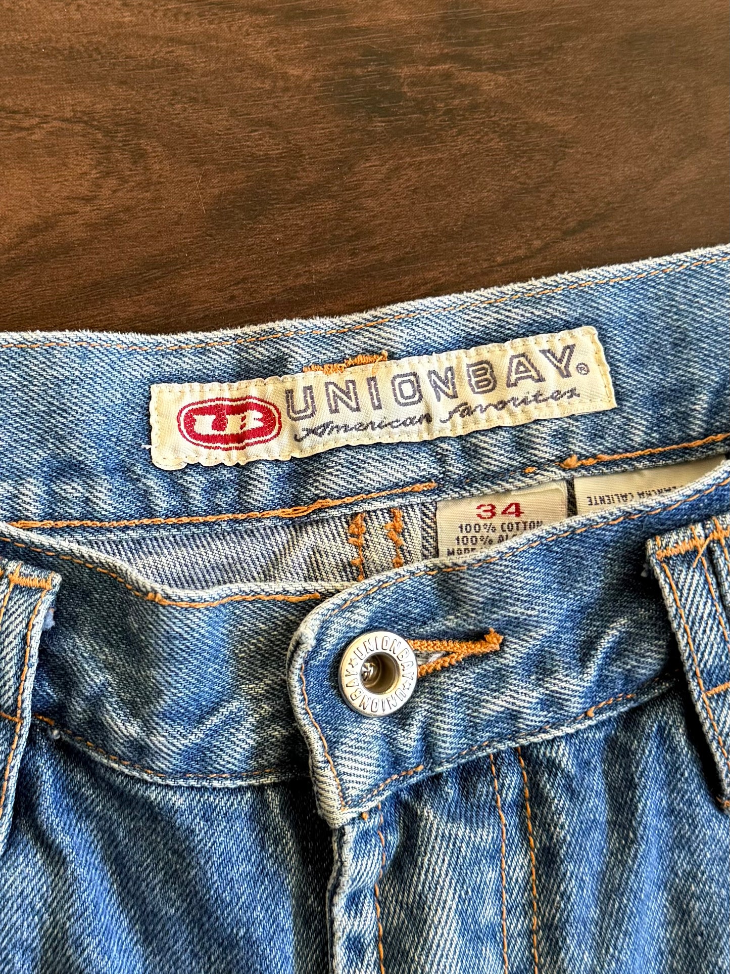 Vintage Y2K Union Bay Surf Wear Denim Jean Shorts- 33