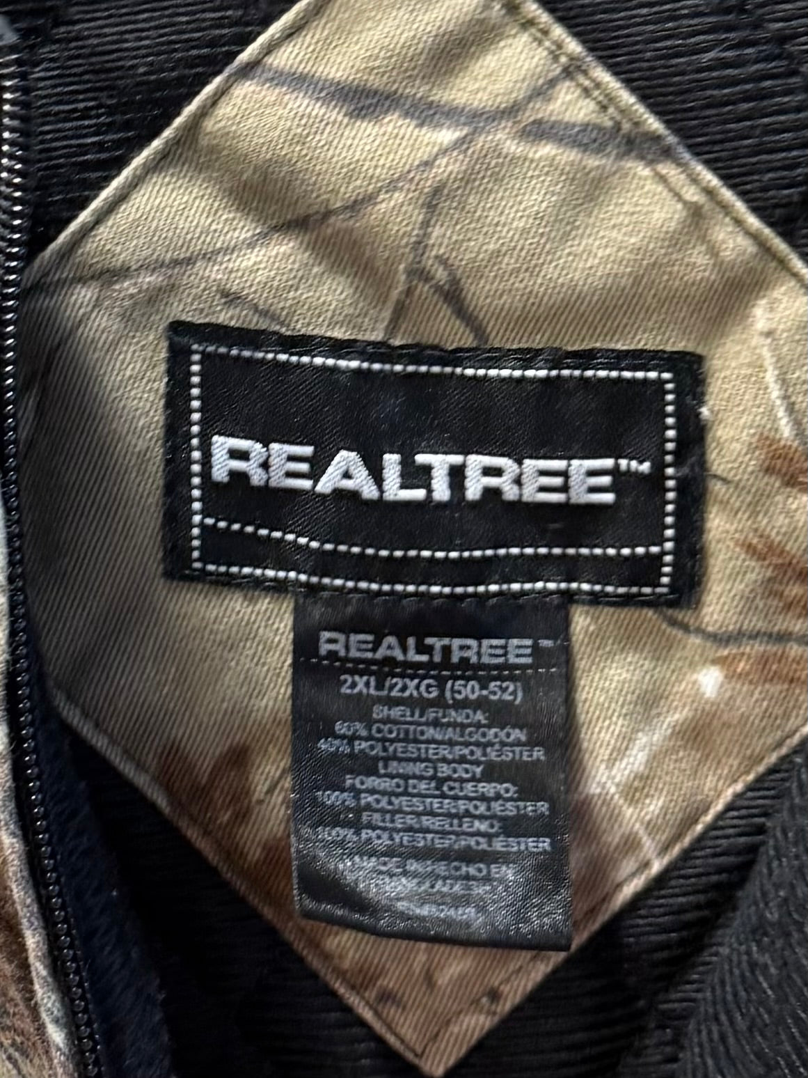 Vintage RealTree Camo Hooded Zip-Up Jacket- XXL