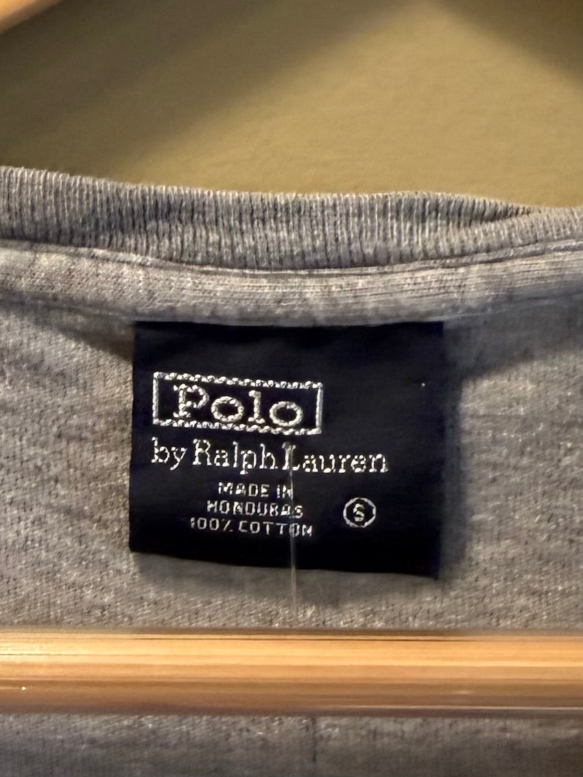 Vintage Polo Ralph Lauren Polo Bear Vacation Gray T-Shirt- S