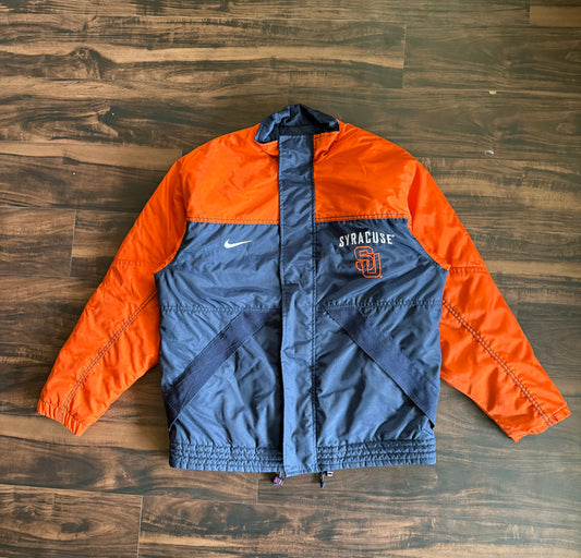 Vintage Team Nike Syracuse Orangemen Athletic Heavyweight Jacket- M