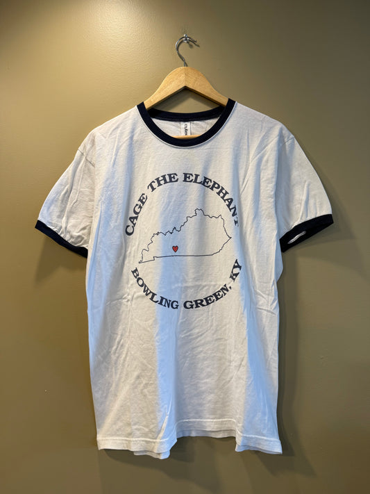 Cage The Elephant Bowling Green Kentucky Concert T-Shirt- L