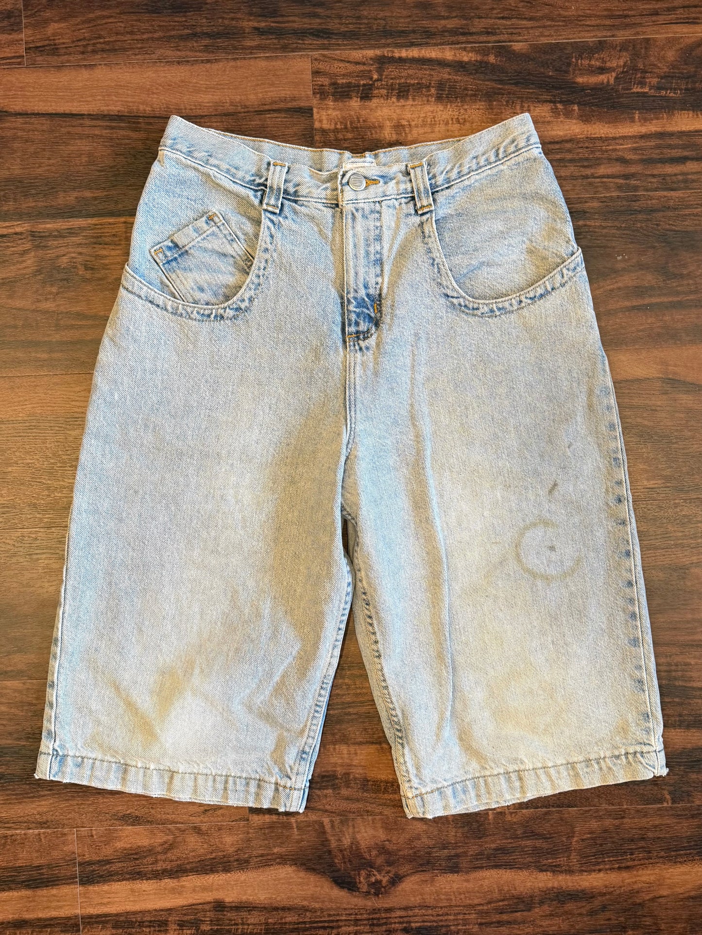 Vintage Zonz Streetwear Light Wash Denim Jean Shorts- 29