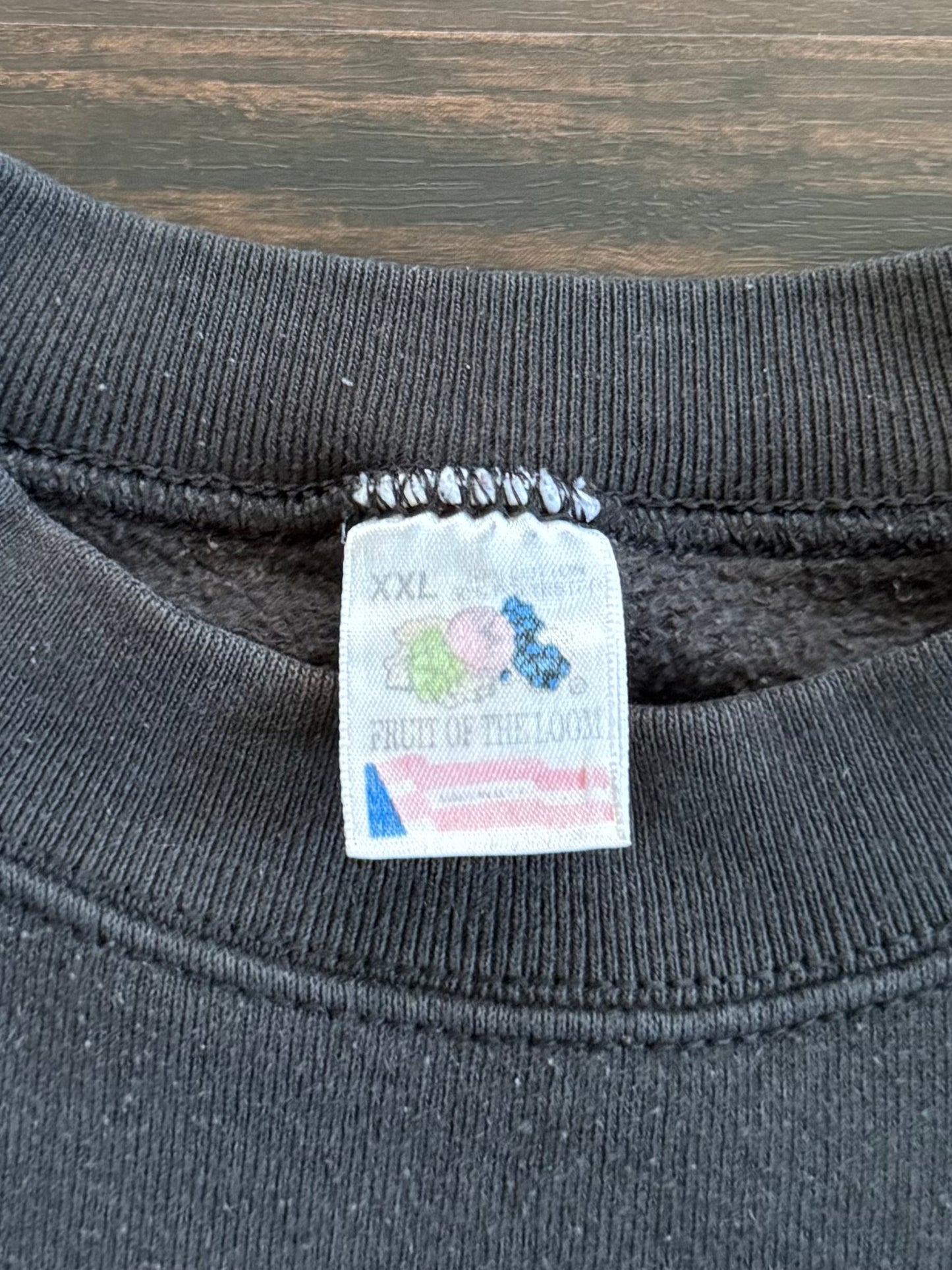 Vintage I Yell Because I Care Crewneck Sweatshirt- XL