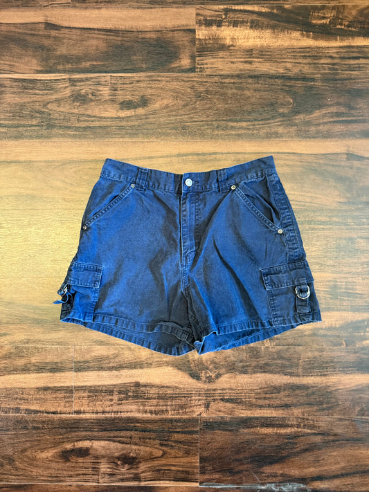 Vintage Riveted By Lee Dark Wash Jean Shorts- 30