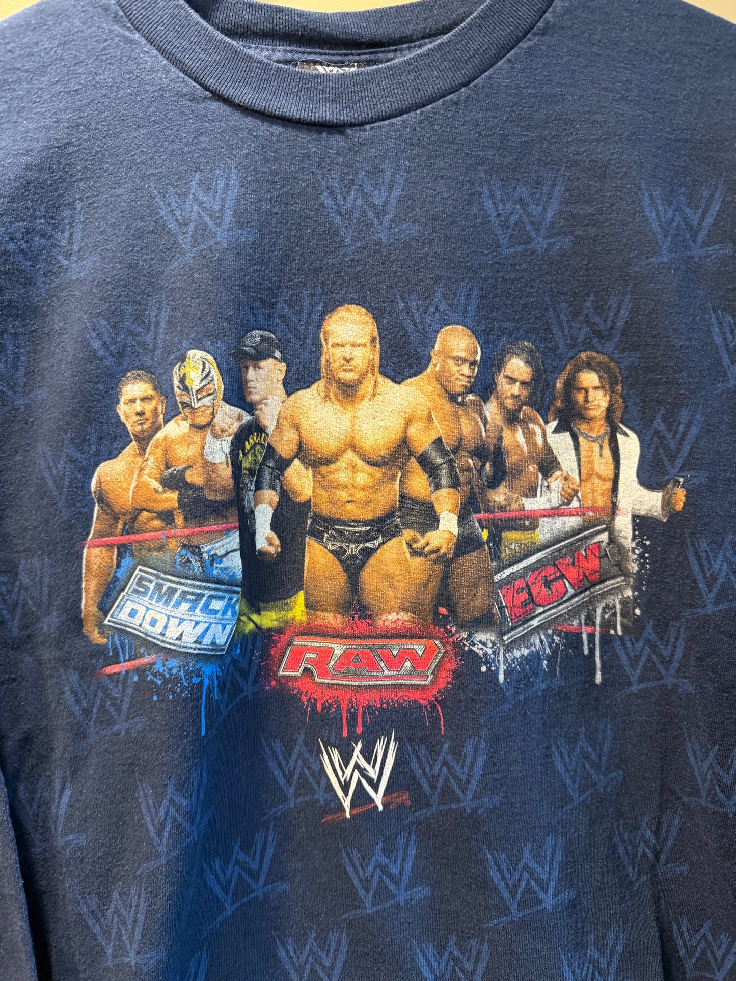 Vintage Y2K WWE Raw Long Sleeve T-Shirt- S
