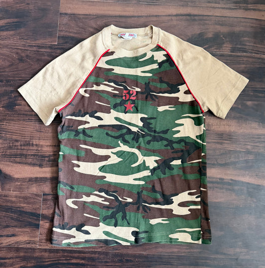 Vintage Y2K Women’s RedSquad Camouflage T-Shirt- M