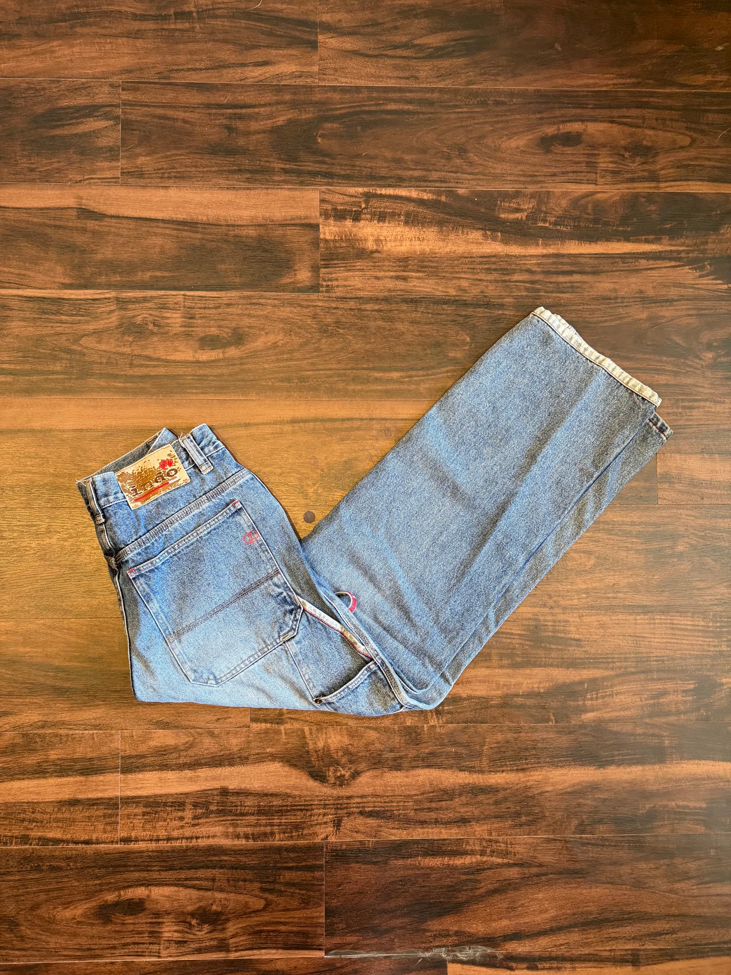 Vintage Indo Construction Company Streetwear Carpenter Jeans- 30x31