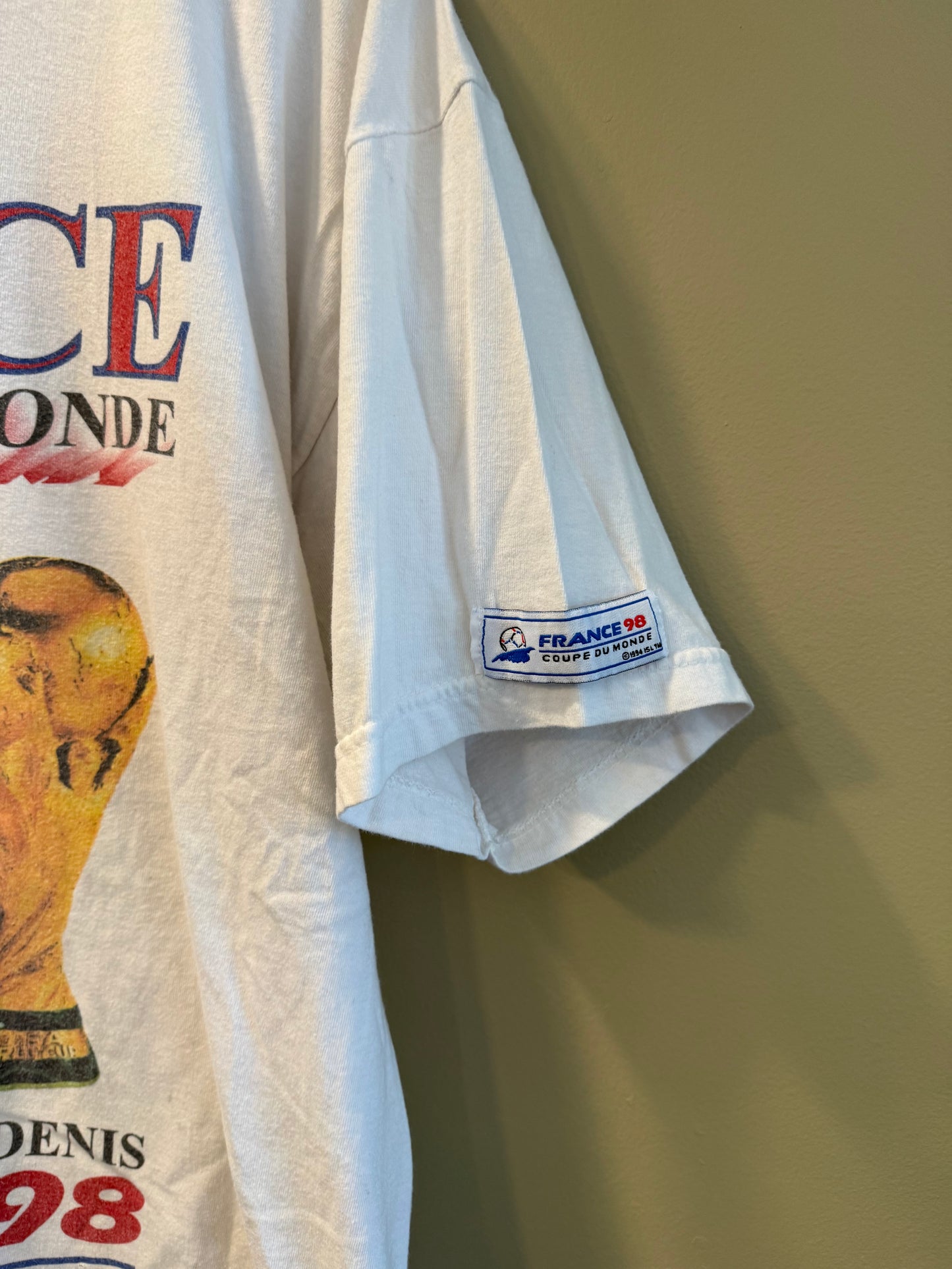 Vintage France World Cup 98 Champions T-Shirt- M/L