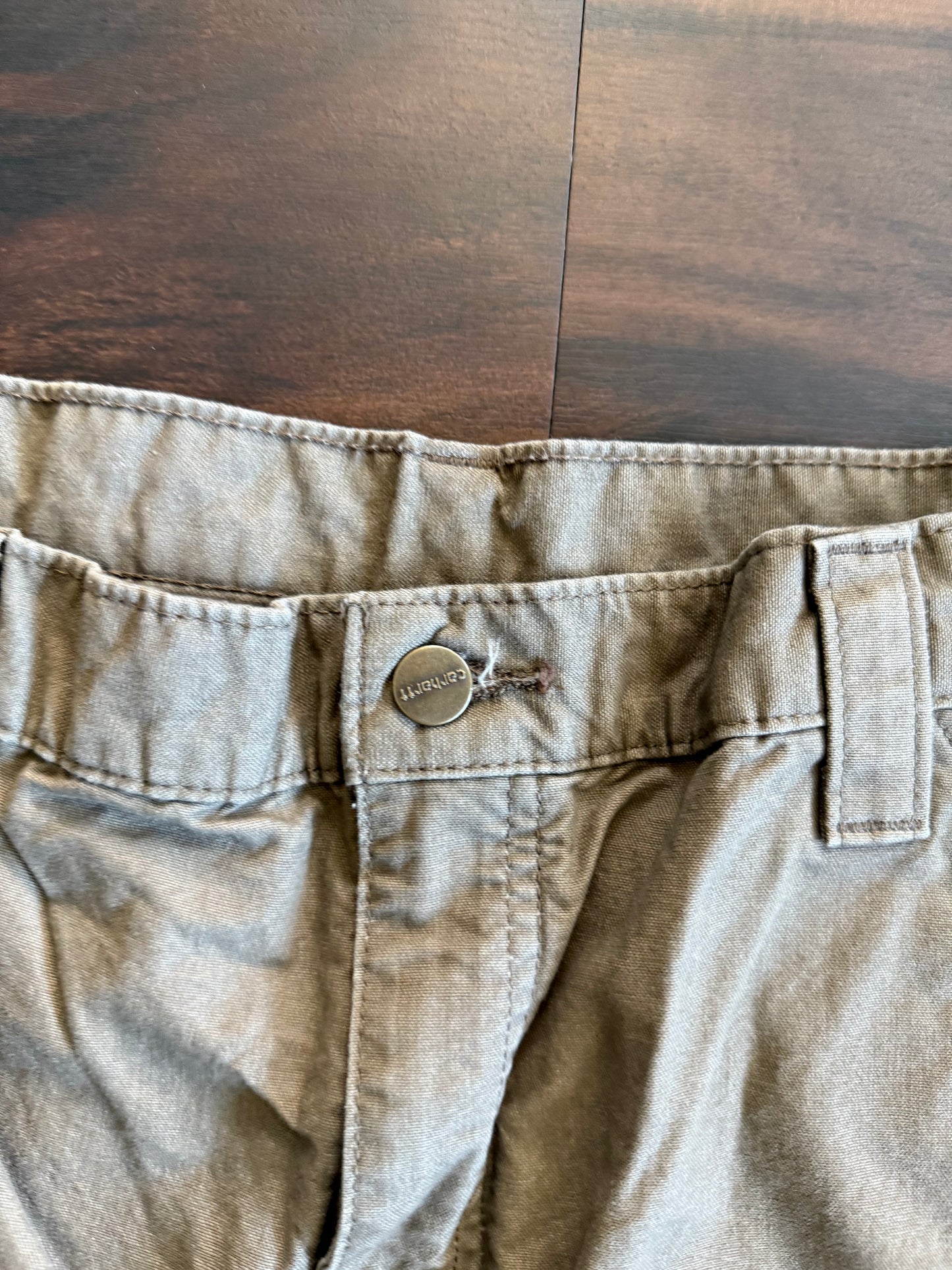 Vintage Carhartt Gray Canvas Carpenter Pants- 36x32
