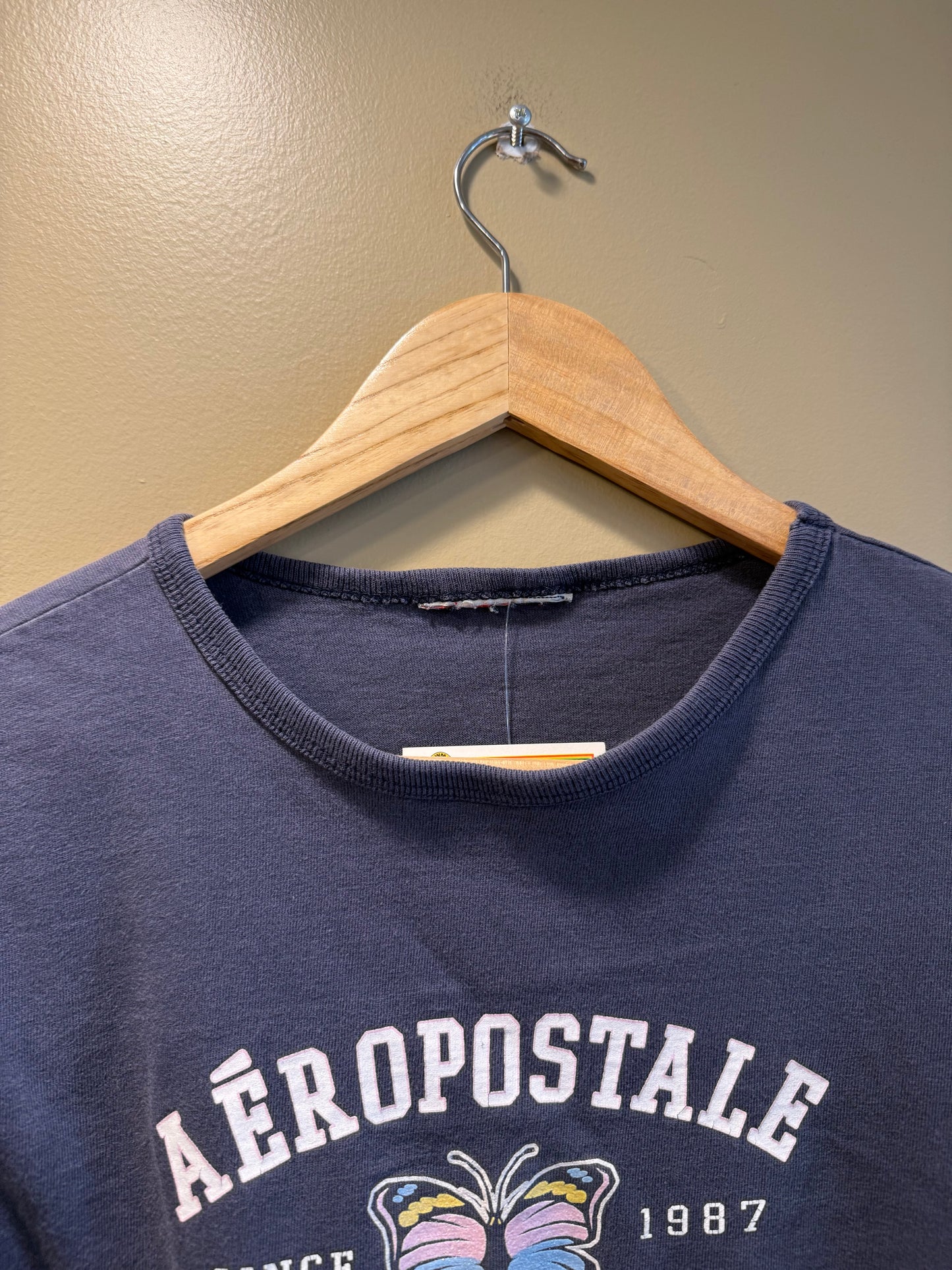 Vintage Y2K Aeropostale Women’s Long Sleeve T-Shirt- M