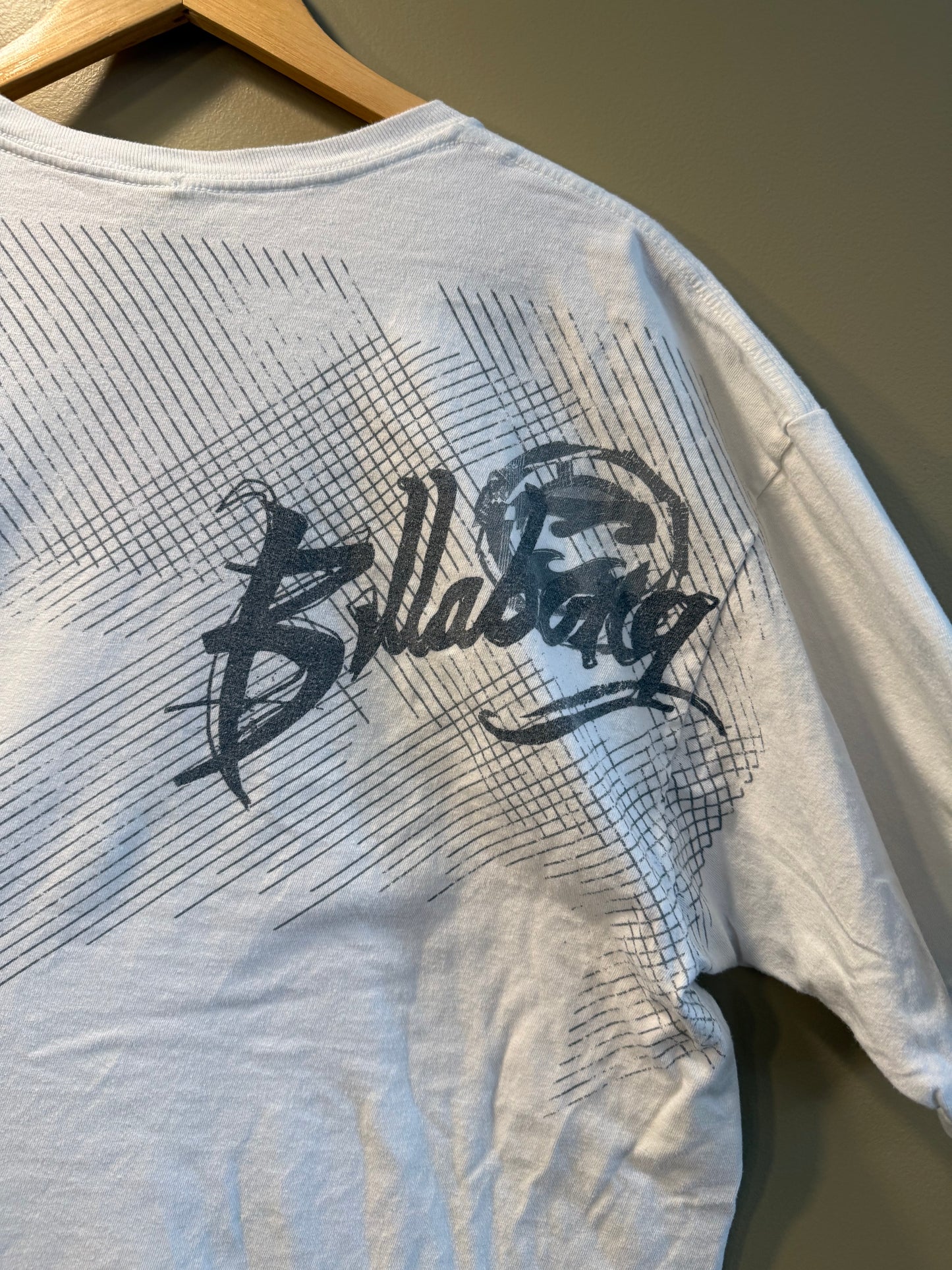 Vintage Billabong Surfwear Big Print White T-Shirt- XL