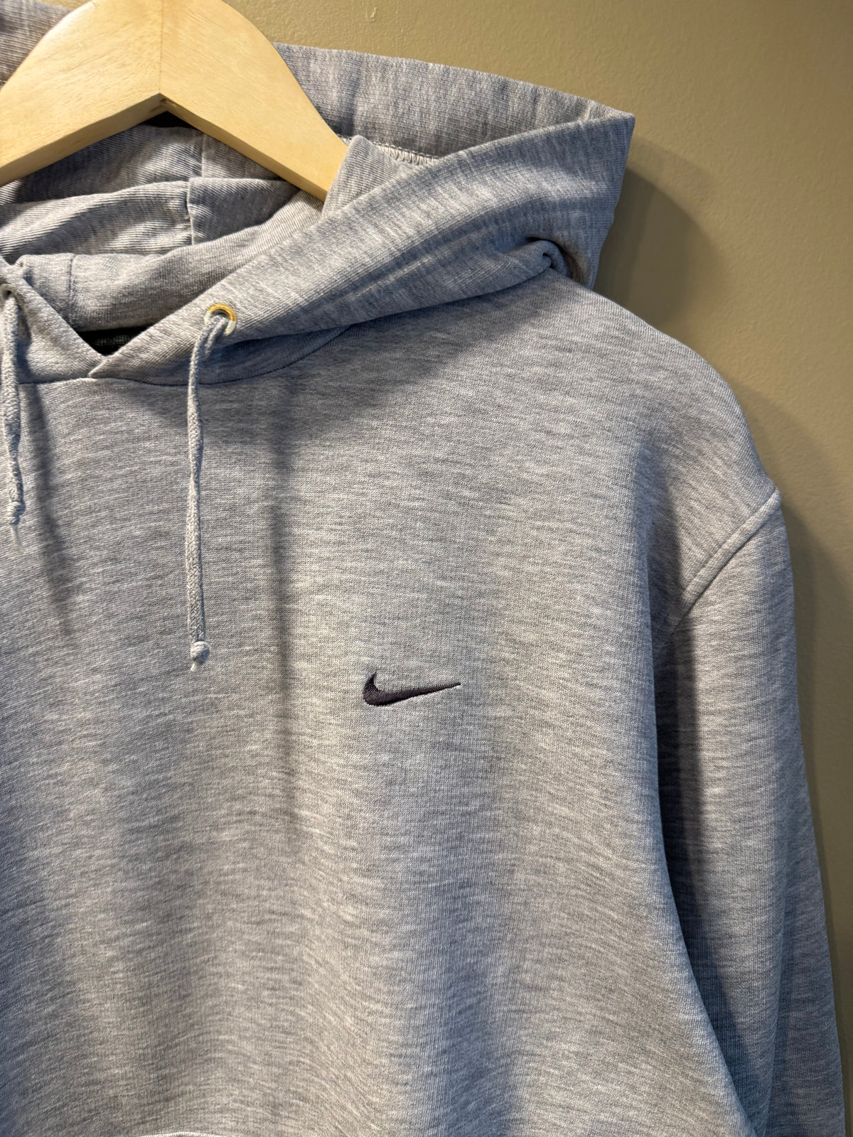 Vintage Nike Gray Hoodie Sweatshirt- L