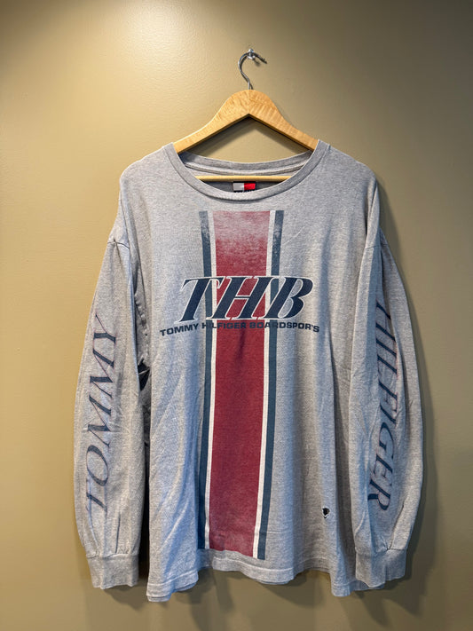 Vintage Tommy Hilfiger Board Sports Long Sleeve T-Shirt- XL