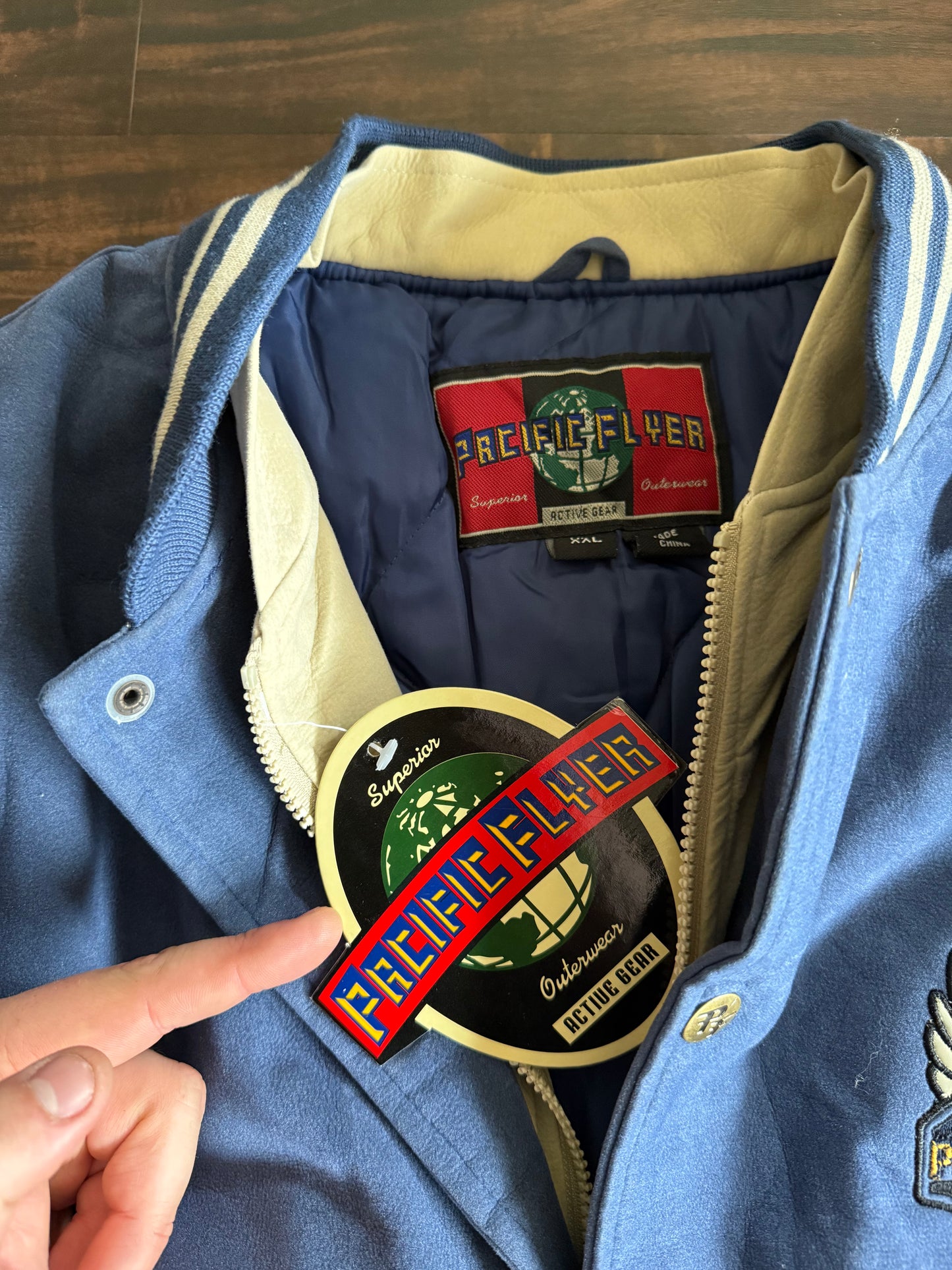Vintage Pacific Flyer Air Force Bomber Jacket- XXL