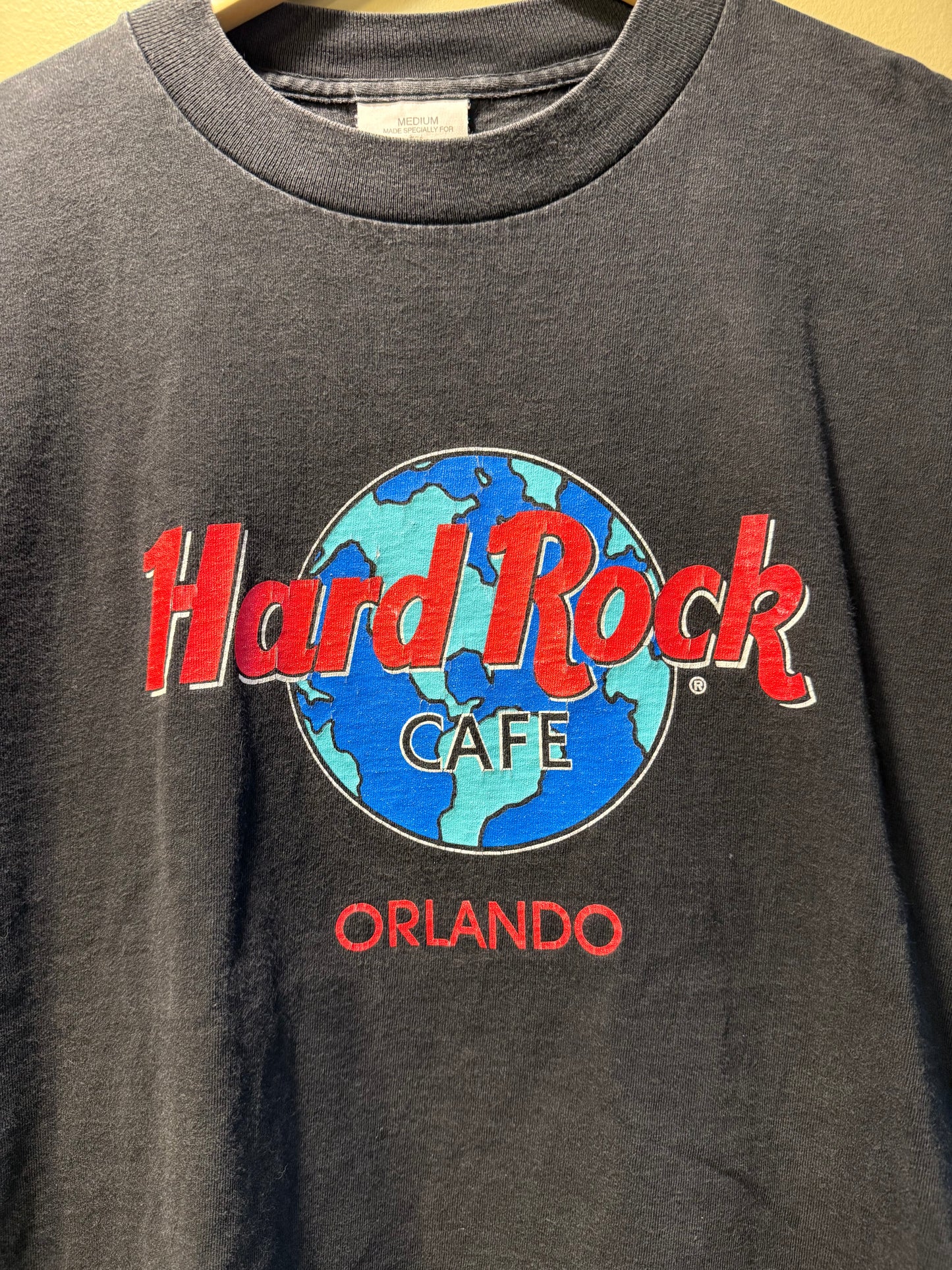 Vintage Hard Rock Cafe Orlando Globe T-Shirt- M