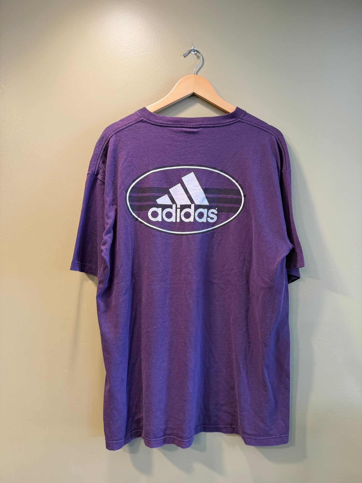 Vintage Adidas Purple T-Shirt- L/XL