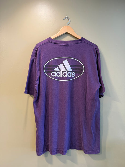 Vintage Adidas Purple T-Shirt- L/XL
