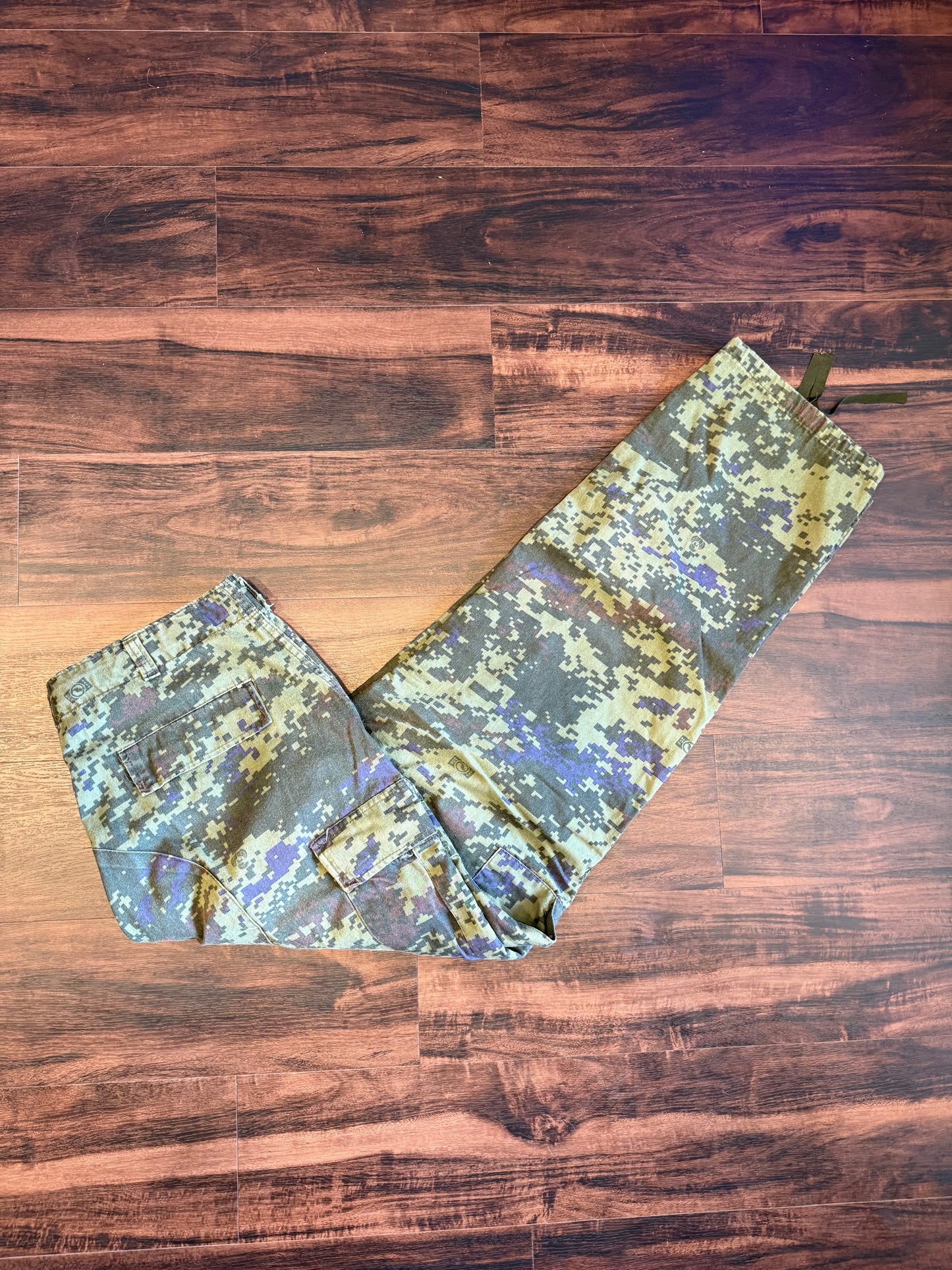 Vintage Military Digi Camouflage Cargo Pants- 34x32
