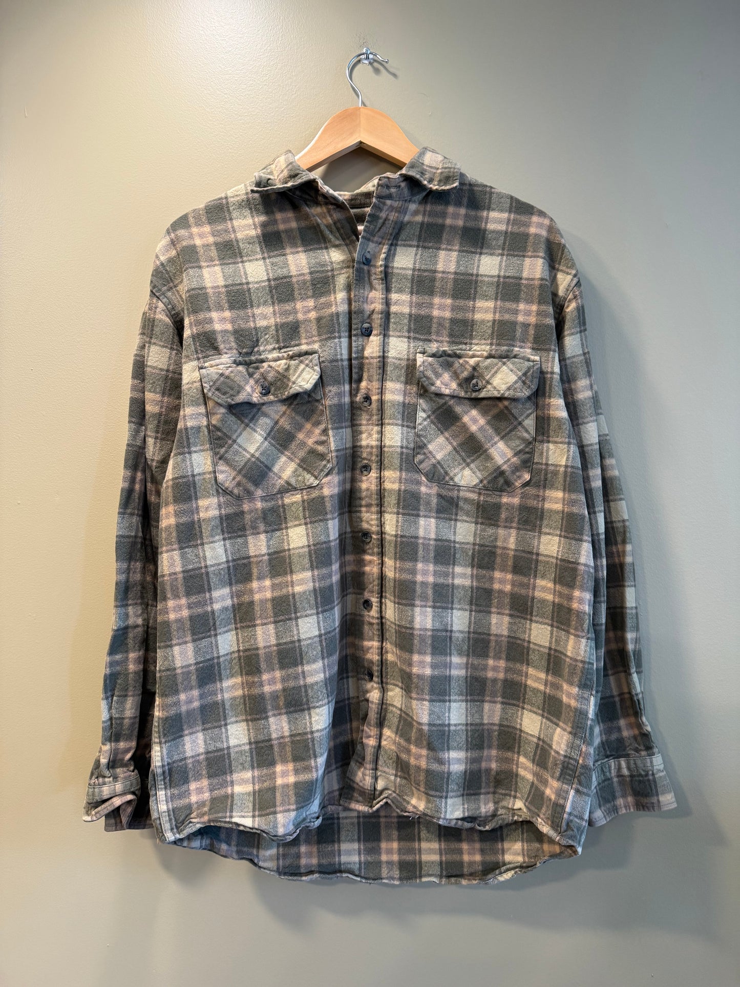 Vintage Wind River Outfitters Plaid Flannel Shirt- L