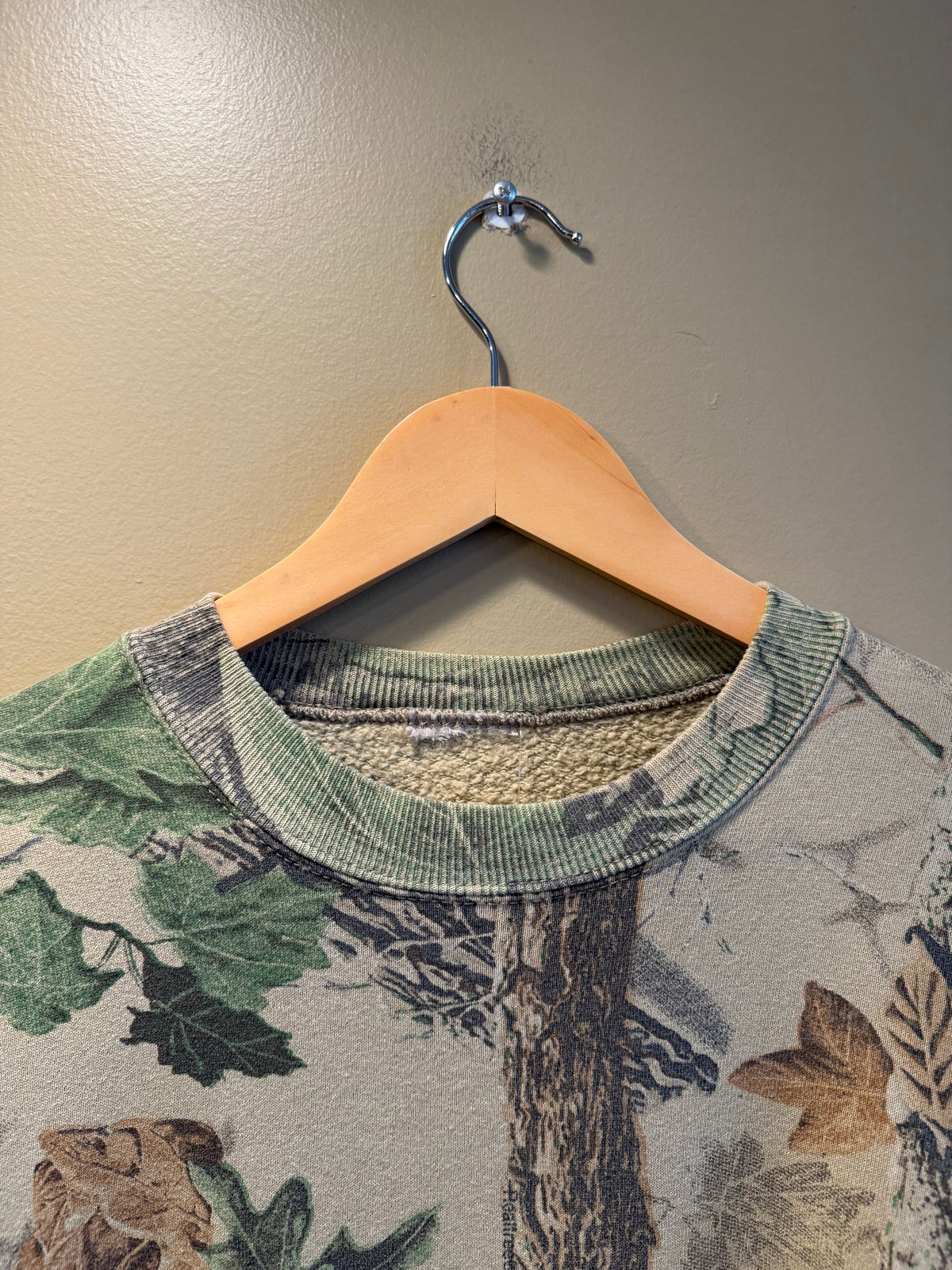 Vintage Jerzees Outdoors RealTree Camo Crewneck Sweatshirt- XL