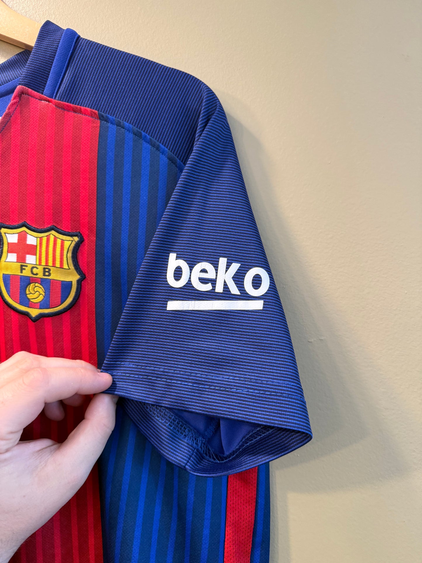 Vintage F.C. Barcelona Soccer Jersey- M