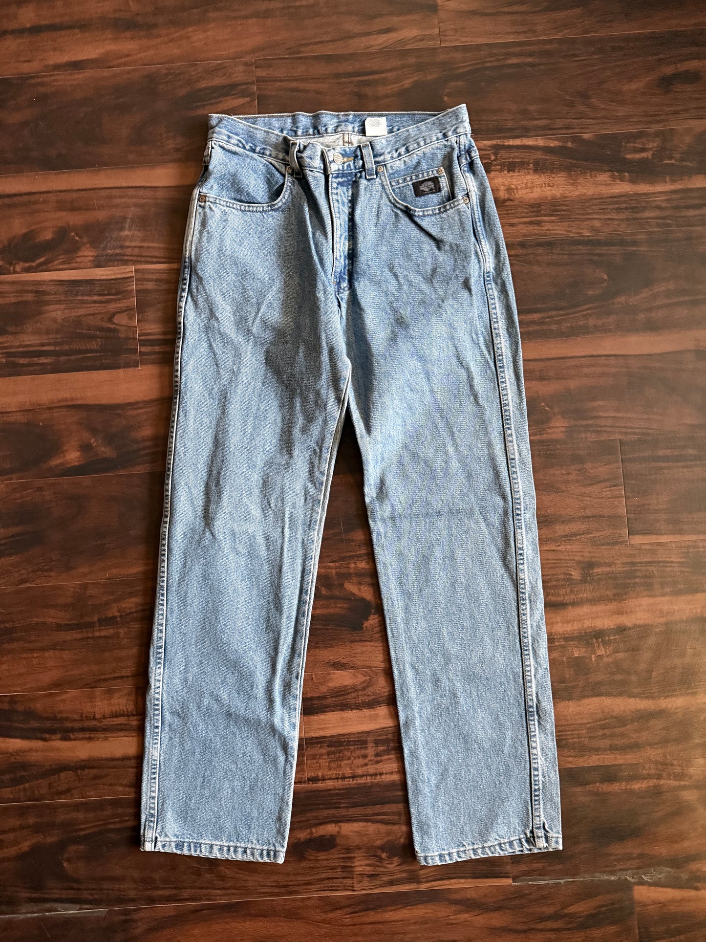 Vintage Harley Davidson Light Wash Denim Jeans- 32x33