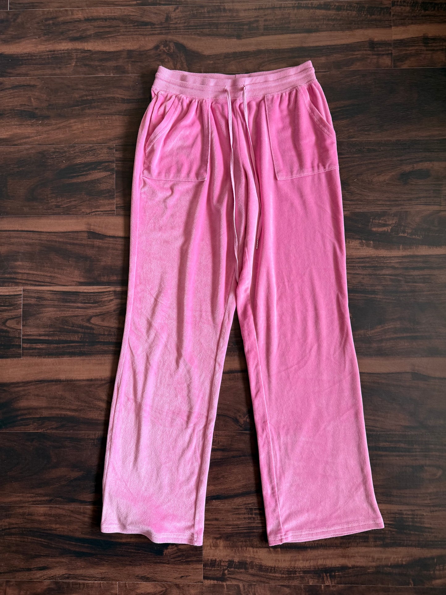 Vintage Juicy Couture Pink Velour Track Pants- 28x31