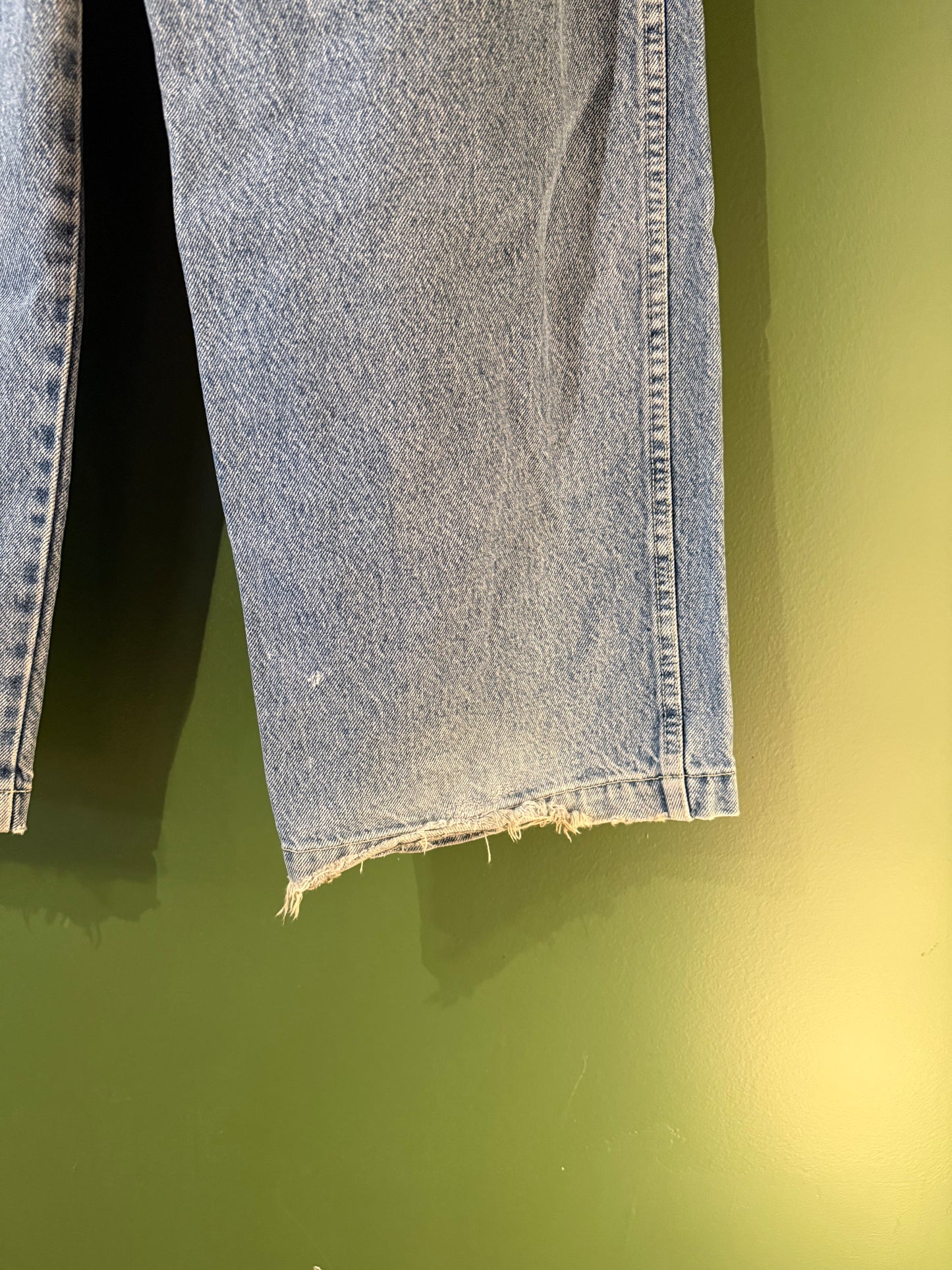 Vintage Y2K JNCO Pipes Light Wash Streetwear Baggy Denim Jeans- 31x32