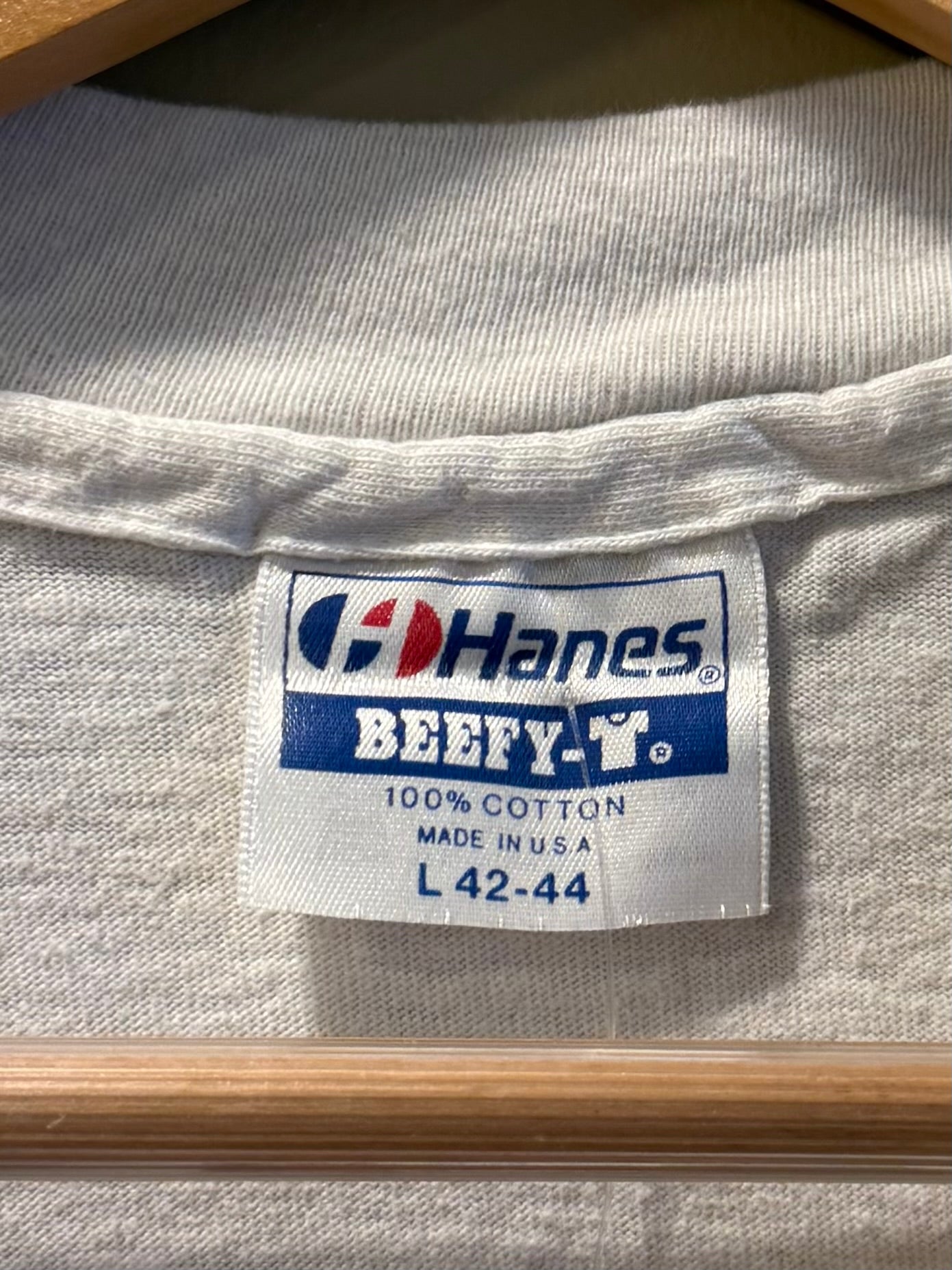 Vintage Harvard Co-Ed Naked Hockey T-Shirt- L