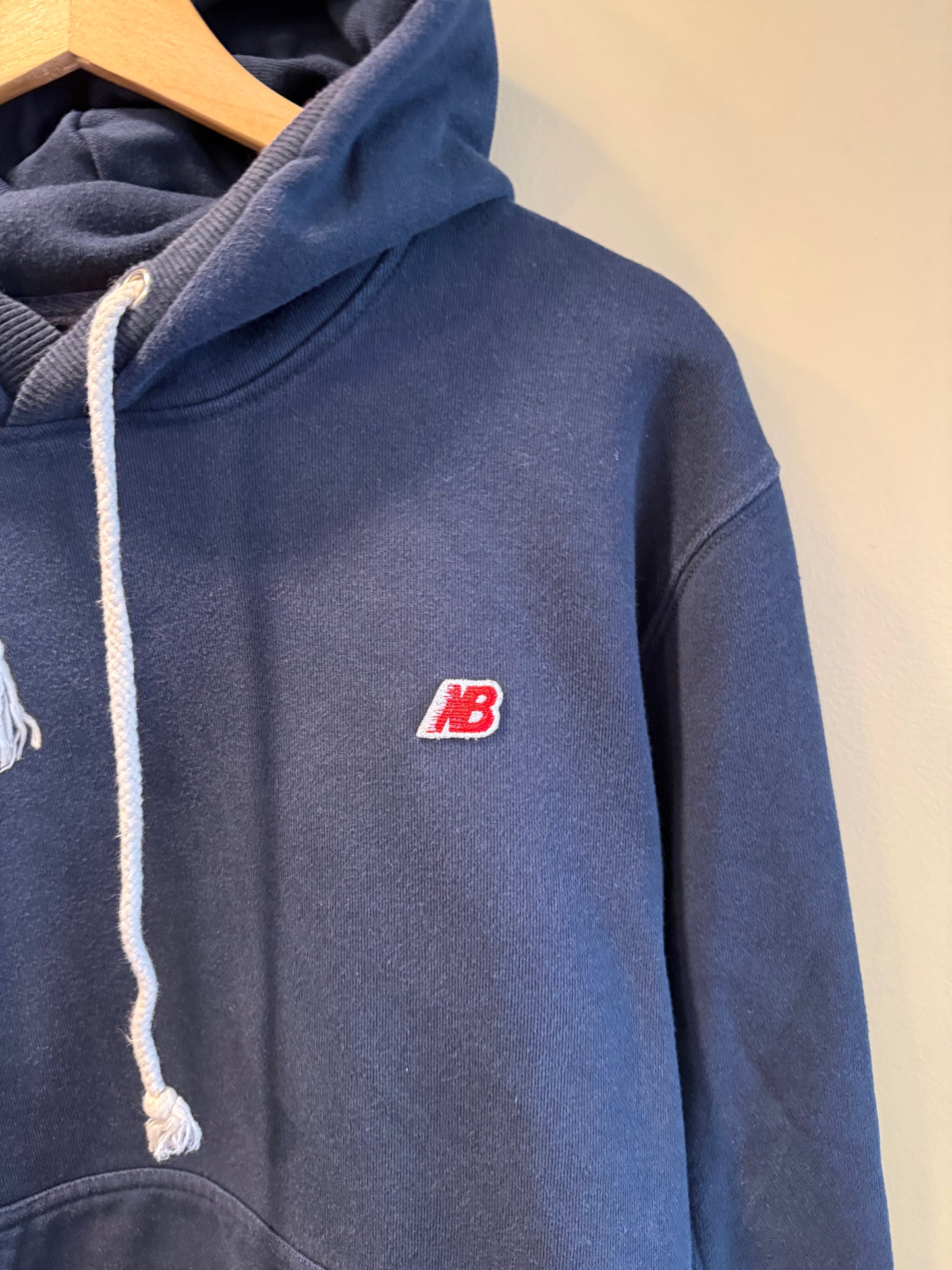 New Balance Made In USA Navy Blue Hoodie Sweatshirt- M