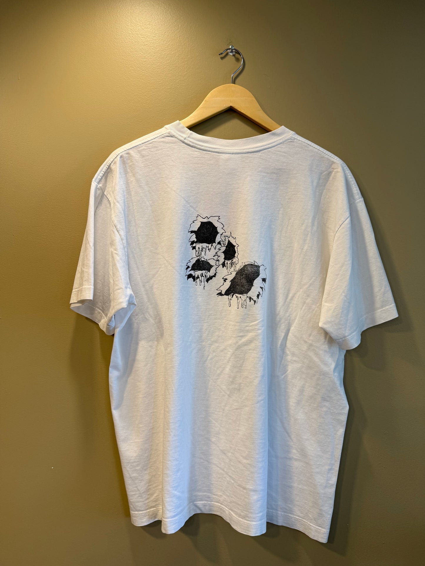 Vintage Hard Rock Cafe Bosnia Camouflage Bullet Holes T-Shirt- XL