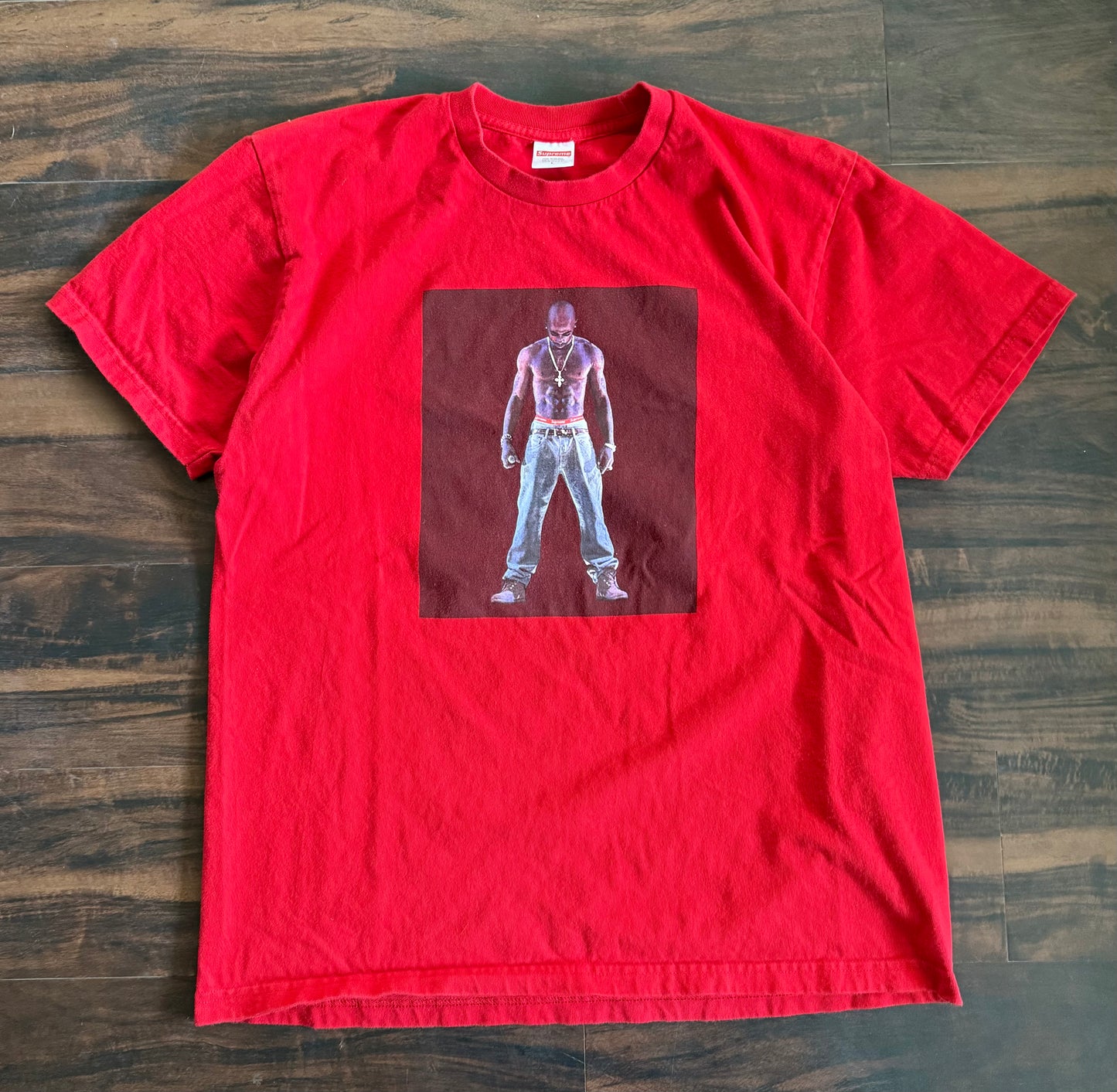 Supreme Tupac Hologram Red SS2020 T-Shirt- L