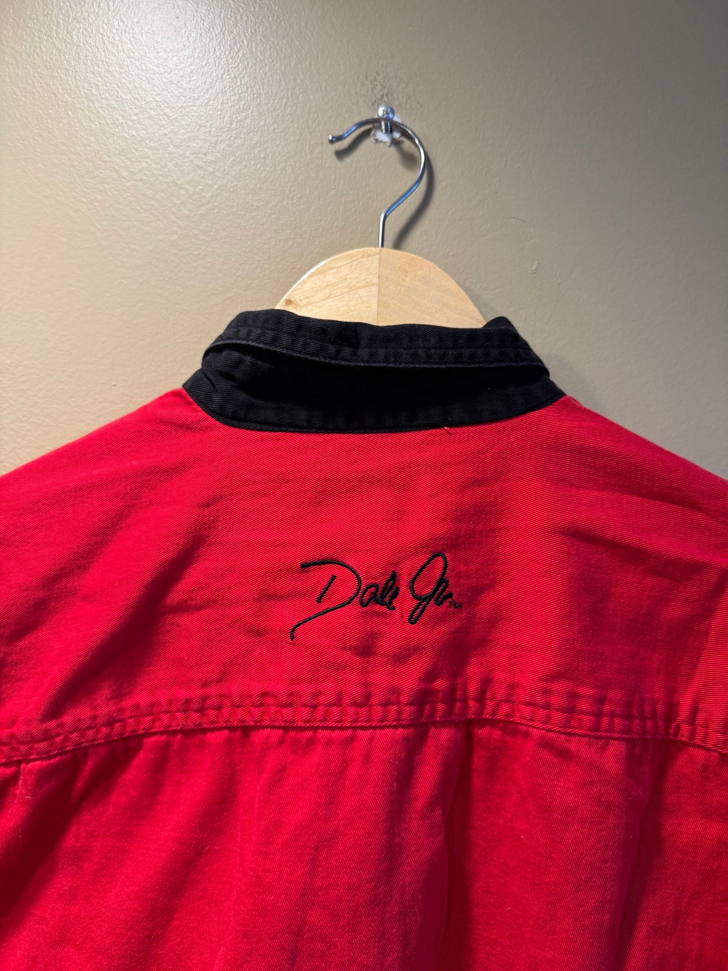 Vintage Budweiser Racing Dale Earnhardt Jr. Button-Up Shirt- M