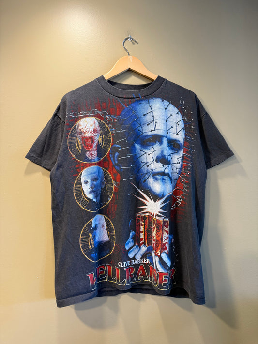 Vintage Bootleg Tees Hellraiser Clive Baker All Over Print T-Shirt- L