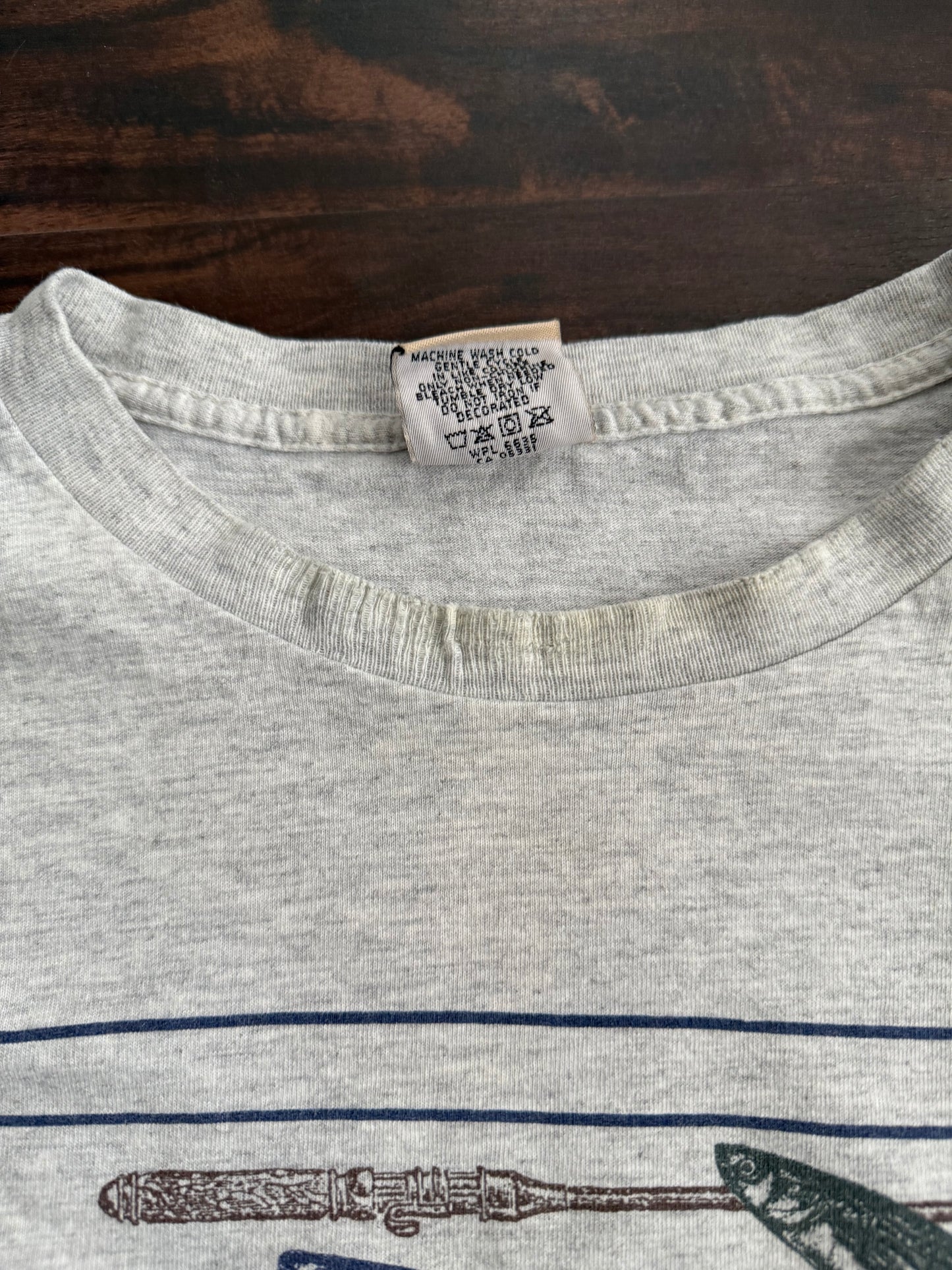 Vintage Touch and Go Fishing T-Shirt- L