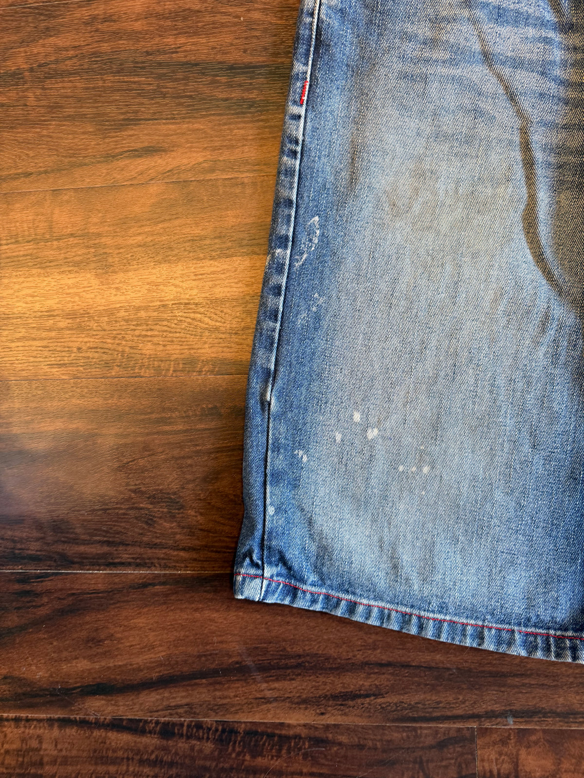 Vintage Embroidered Streetwear Jean Shorts- 34
