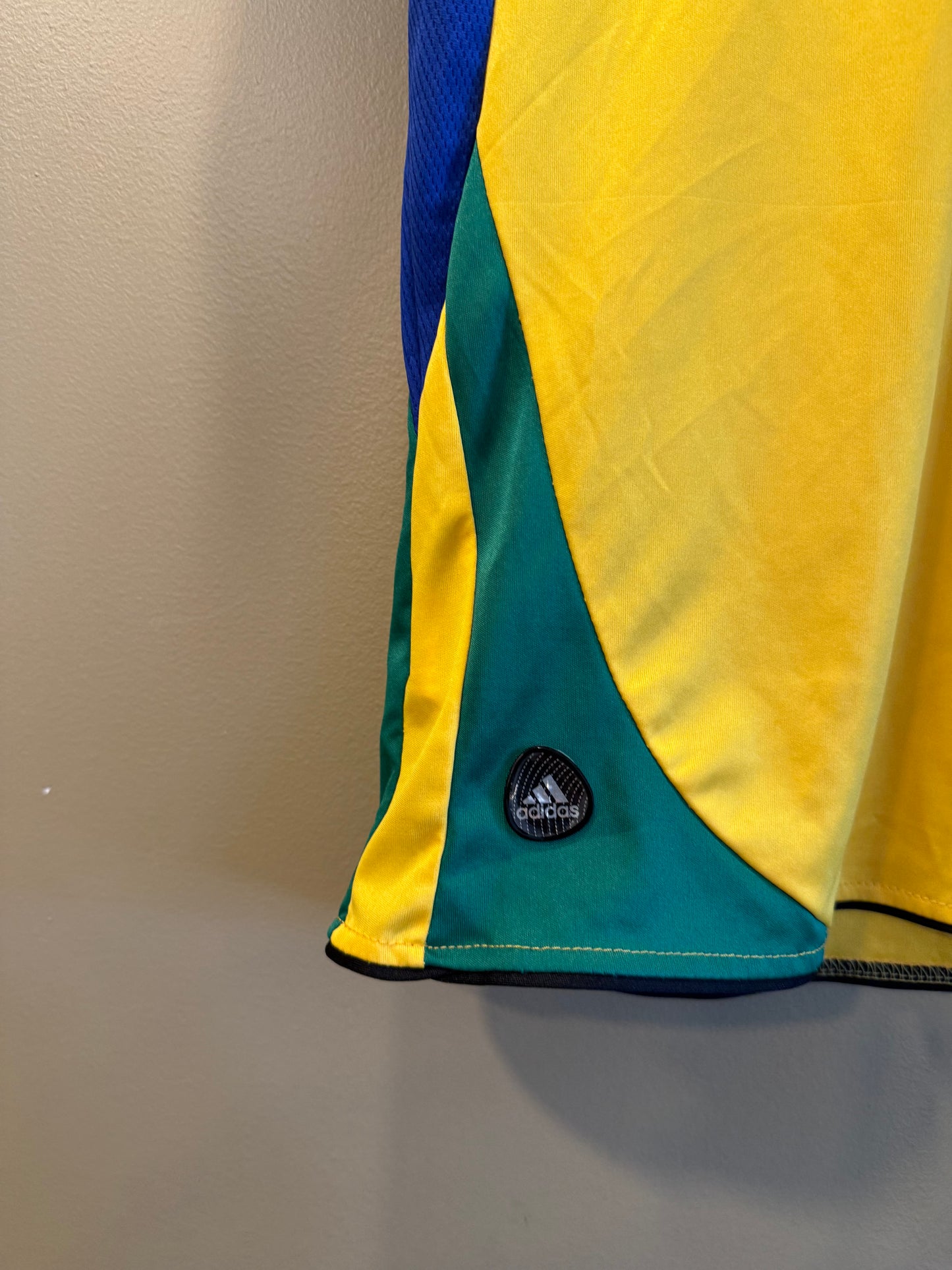 Vintage Adidas Tanzania National Team Yellow Soccer Jersey- M
