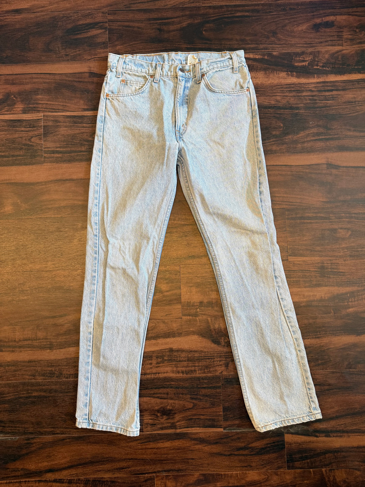 Vintage Levi’s 505 Orange Tab Light Wash Denim Jeans- 32x33
