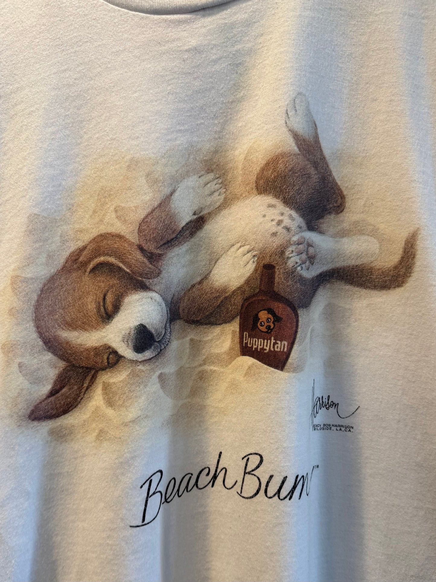Vintage Beach Bum Puppy T-Shirt- XXL